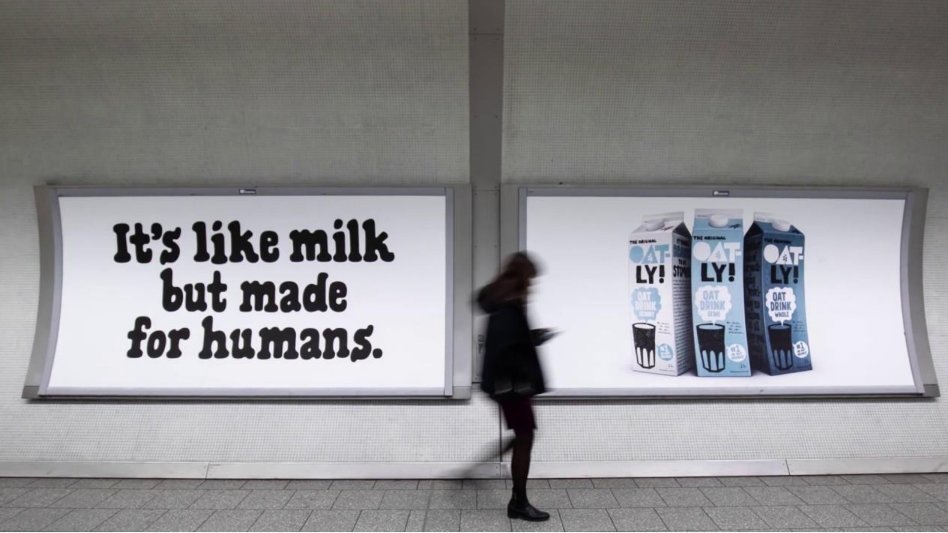 it like milk but made for humans | Oatly
