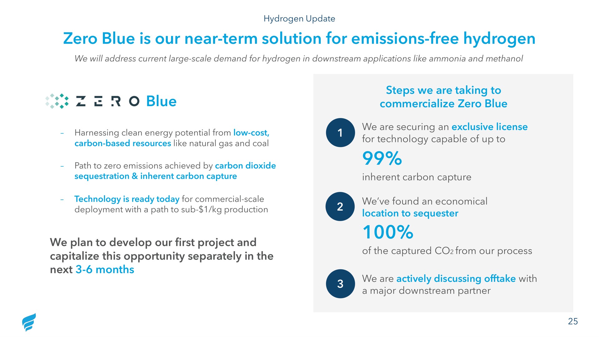 zero blue is our near term solution for emissions free hydrogen blue | NewFortress Energy