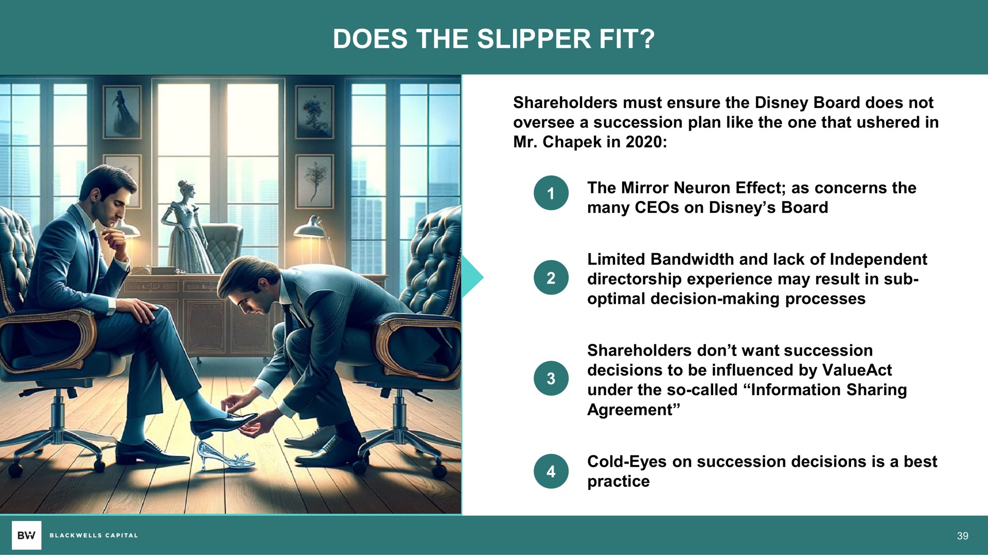 does the slipper fit | Blackwells Capital