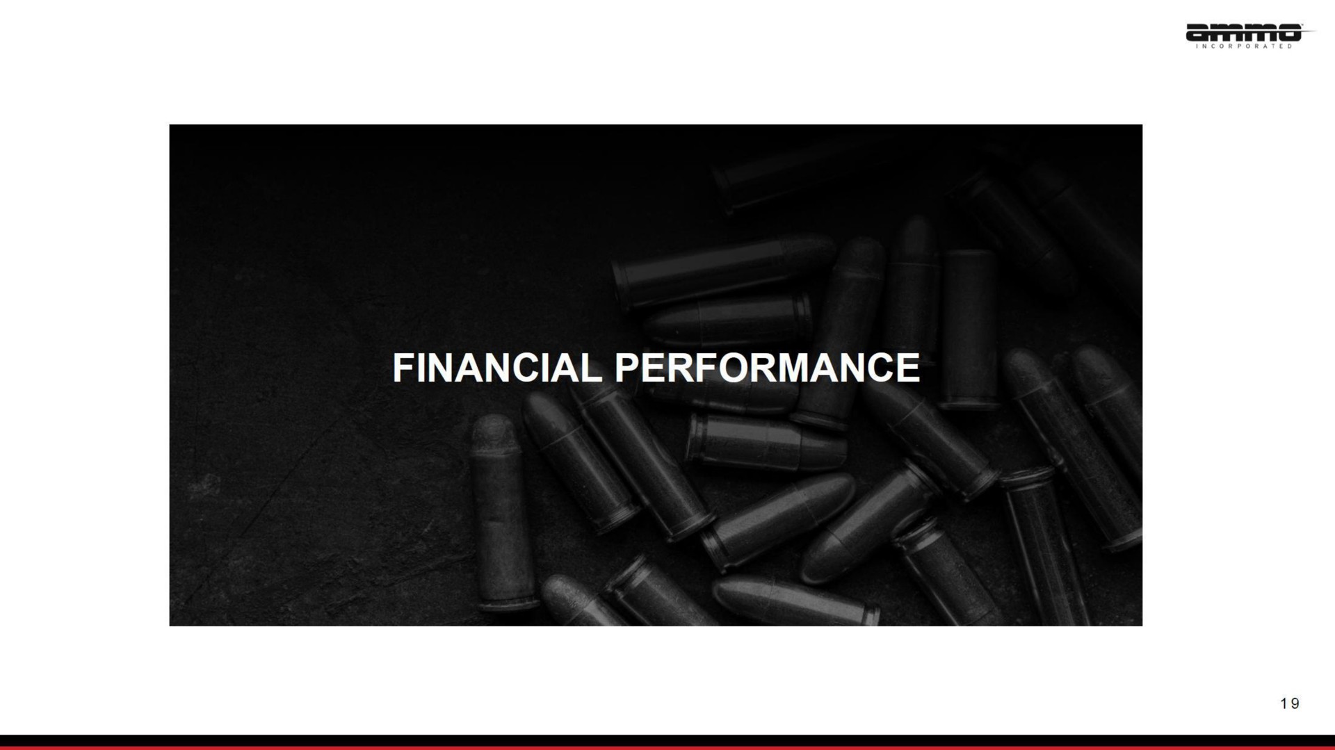 financial performance | AMMO