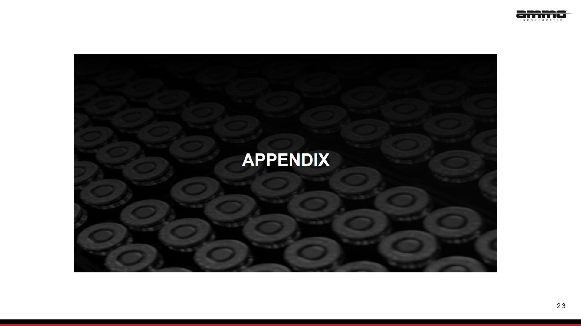 appendix | AMMO