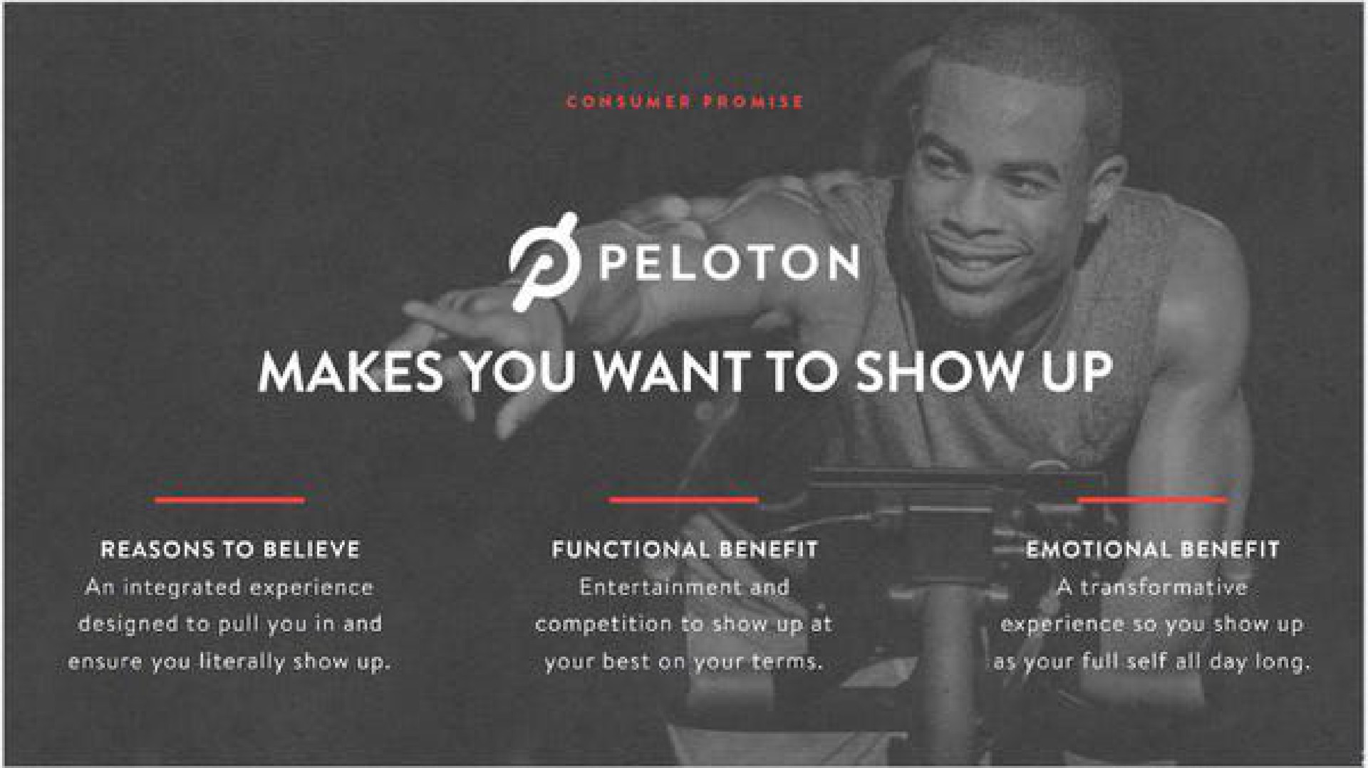 cols makes you want to show up | Peloton