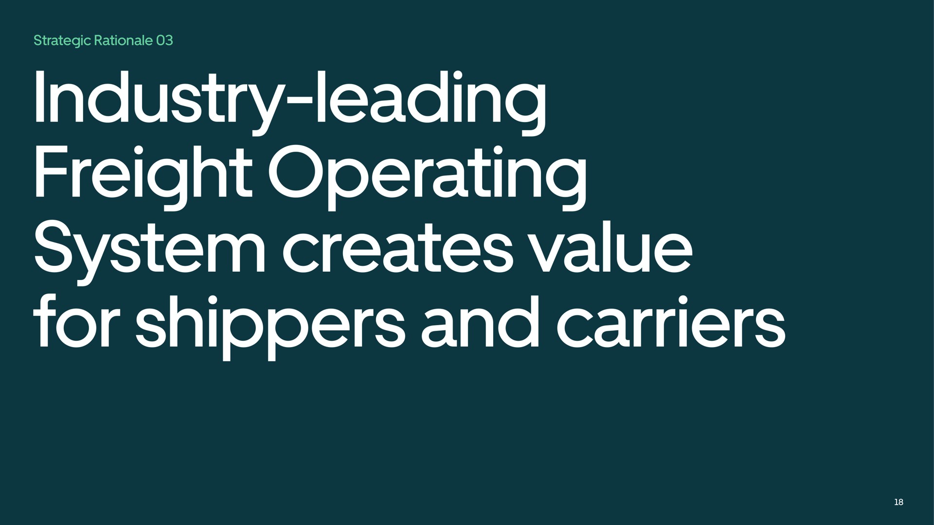 industry leading freight operating system creates value for shippers and carriers vas a rocs | Uber