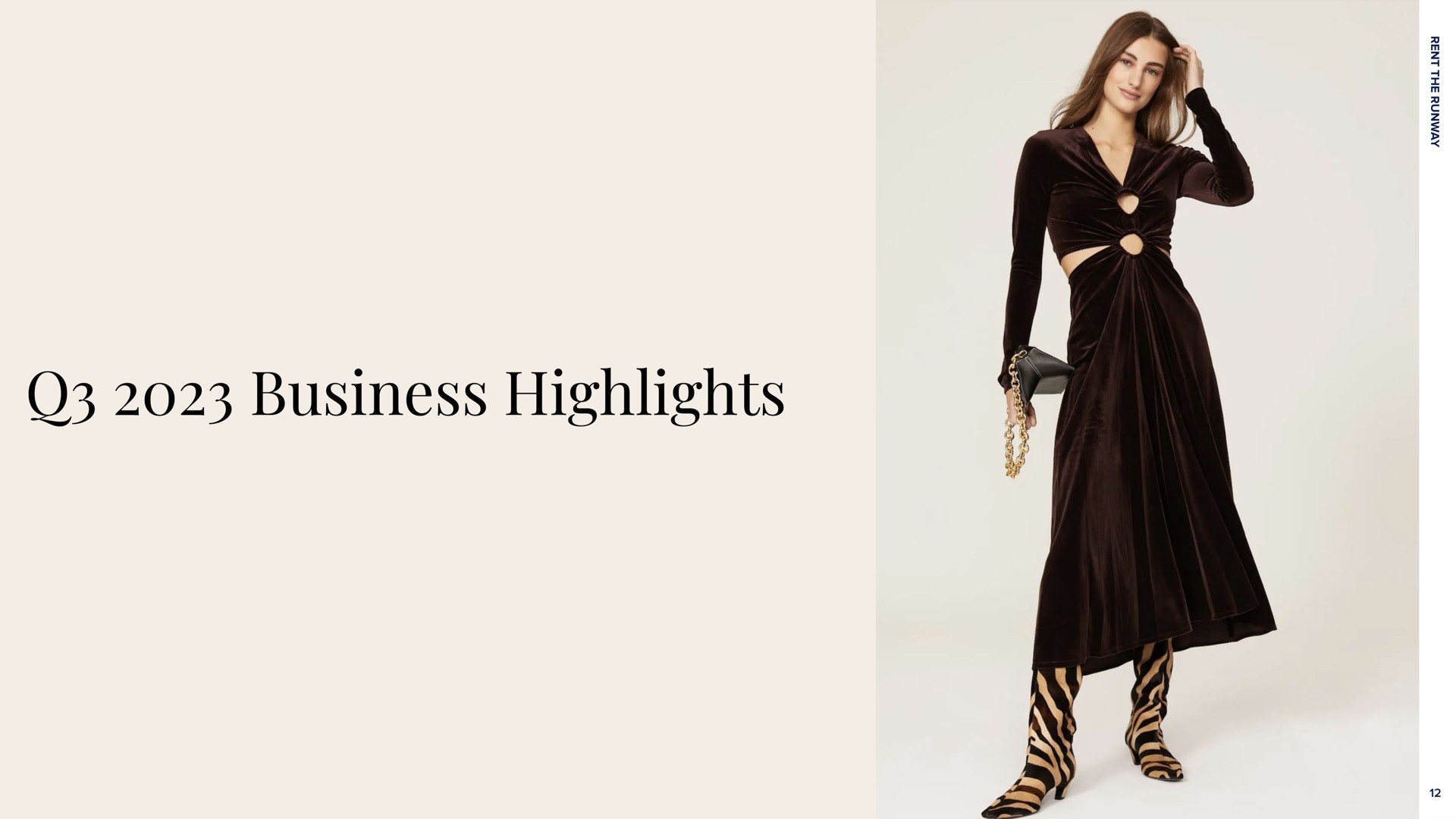 business highlights | Rent The Runway