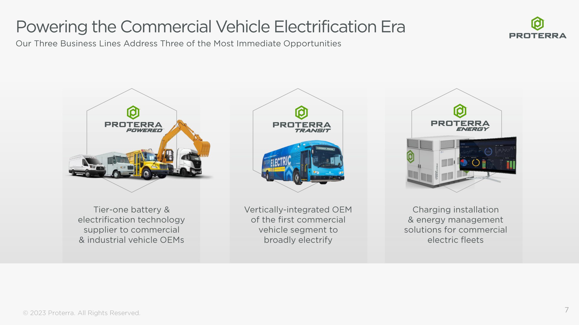 powering the commercial vehicle electrification era on lie | Proterra