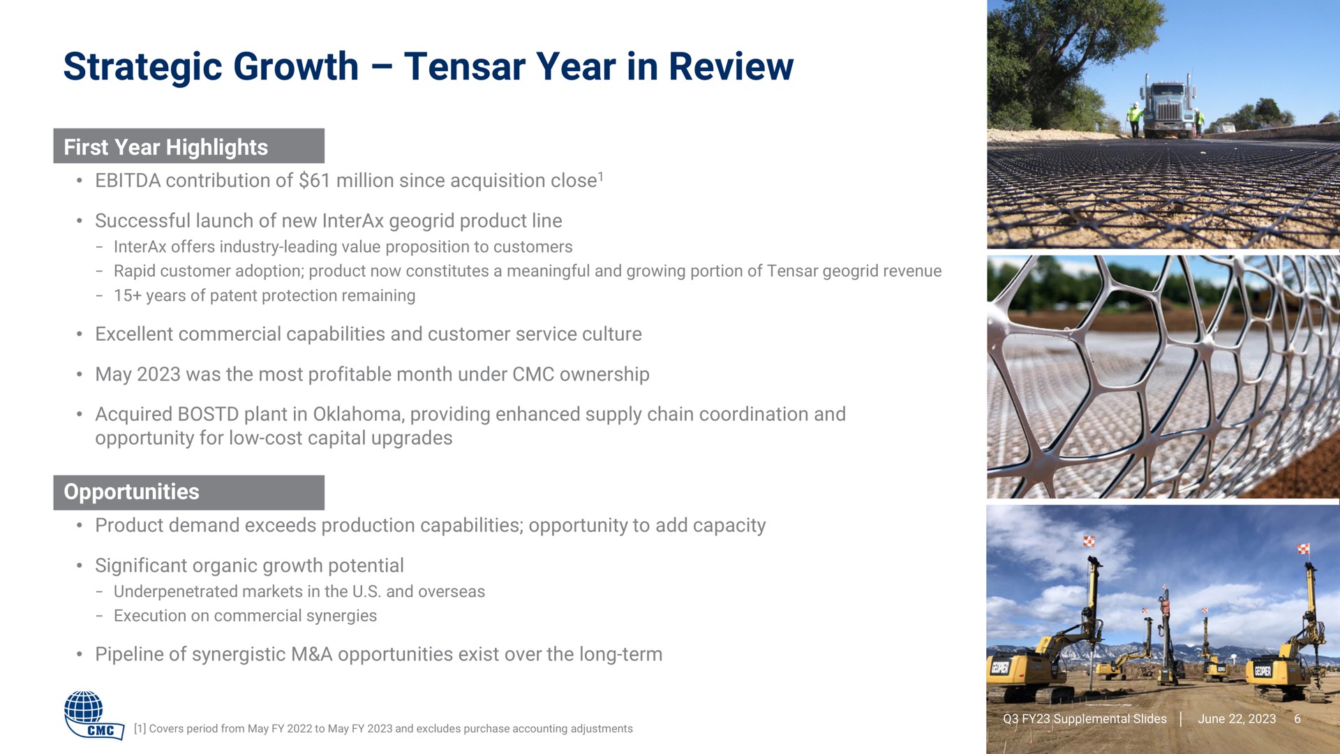 strategic growth year in review vans | Commercial Metals Company