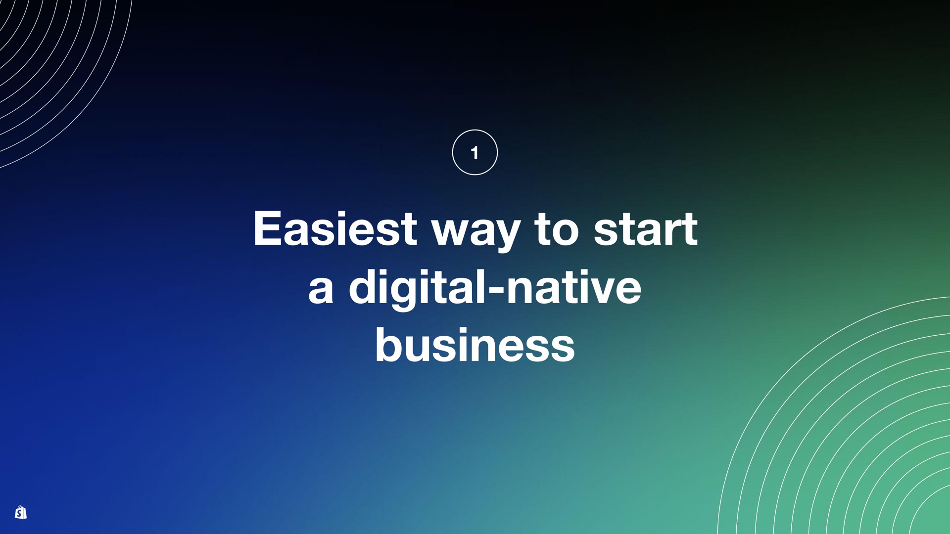 easiest way to start a digital native business | Shopify