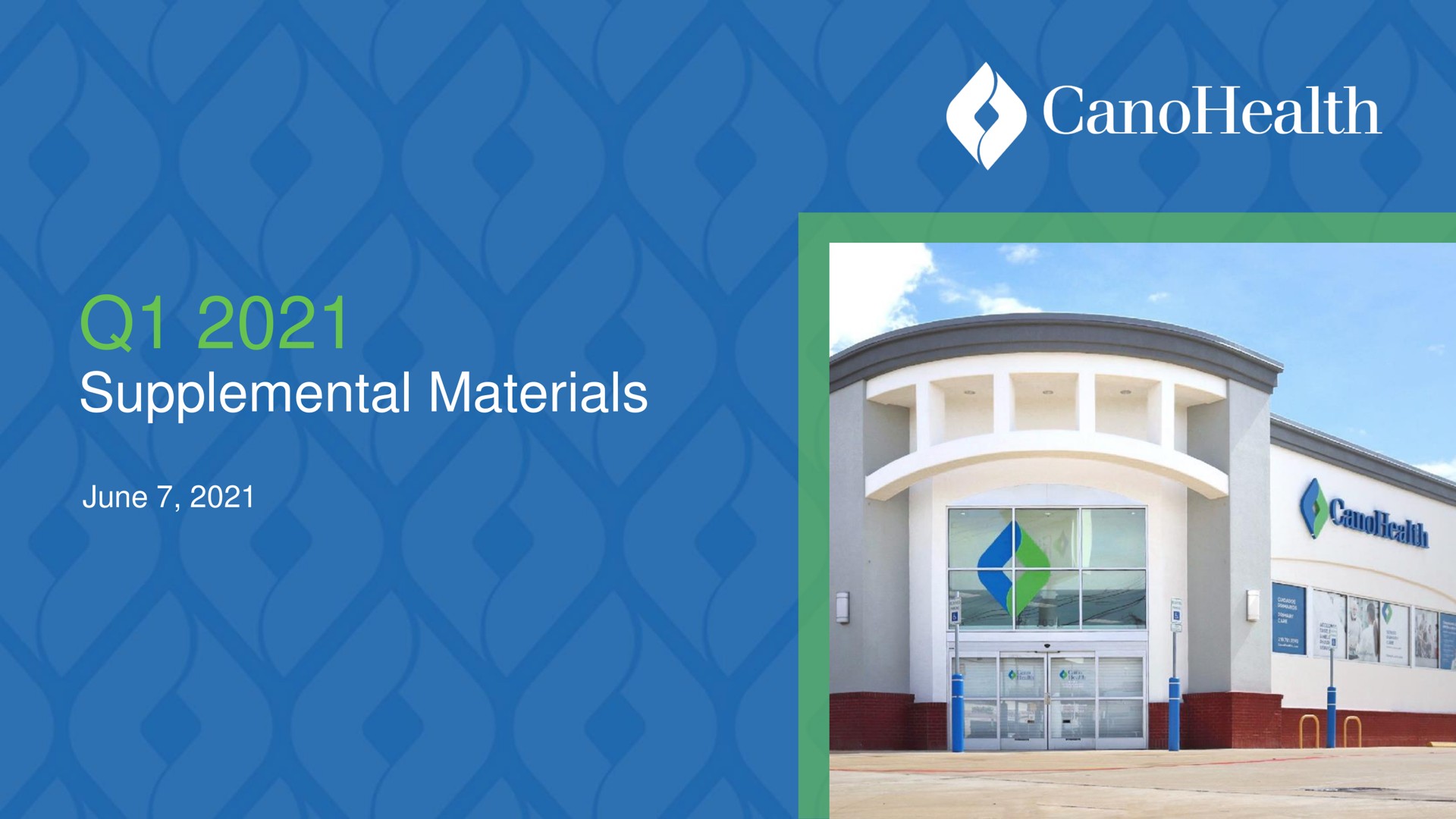 supplemental materials | Cano Health