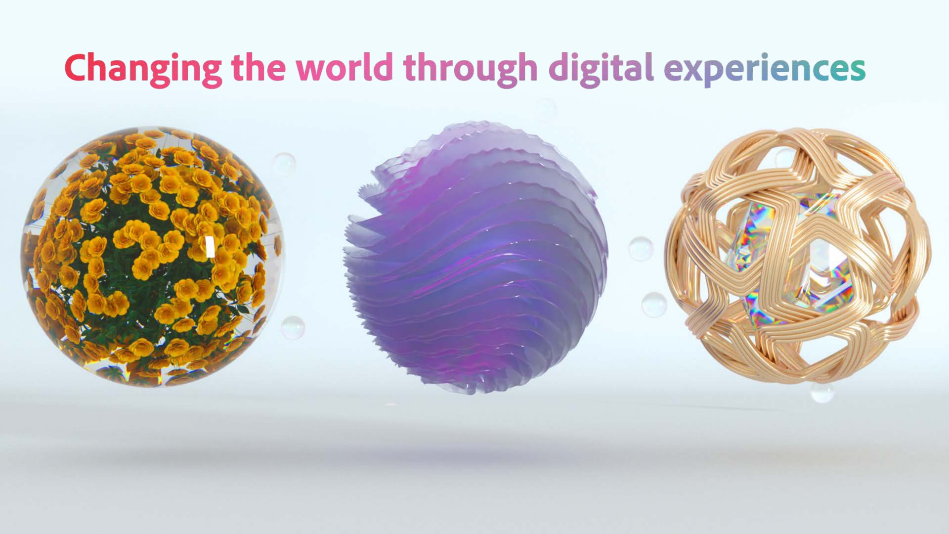 changing the world through digital experiences | Adobe