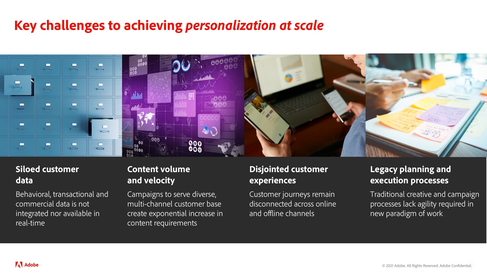 key challenges to achieving personalization at scale | Adobe