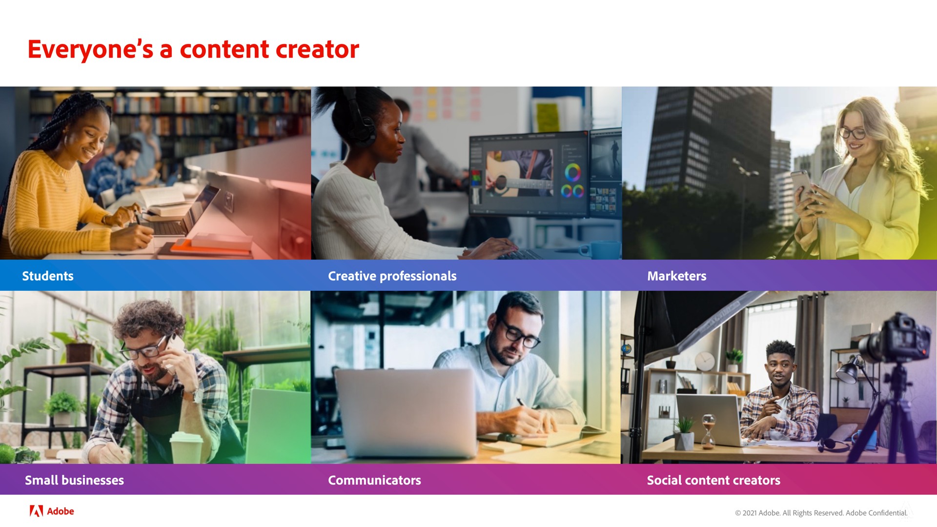 everyone a content creator | Adobe