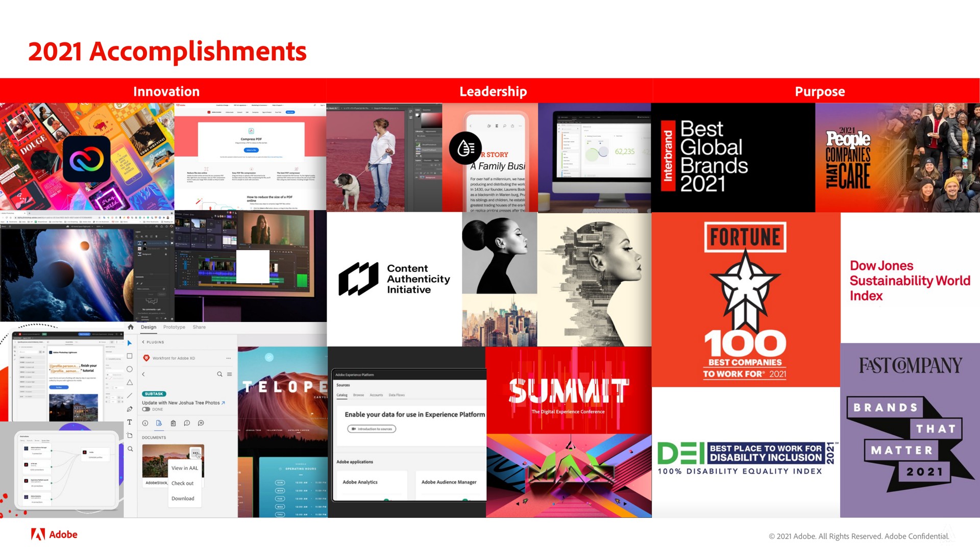 accomplishments cay | Adobe