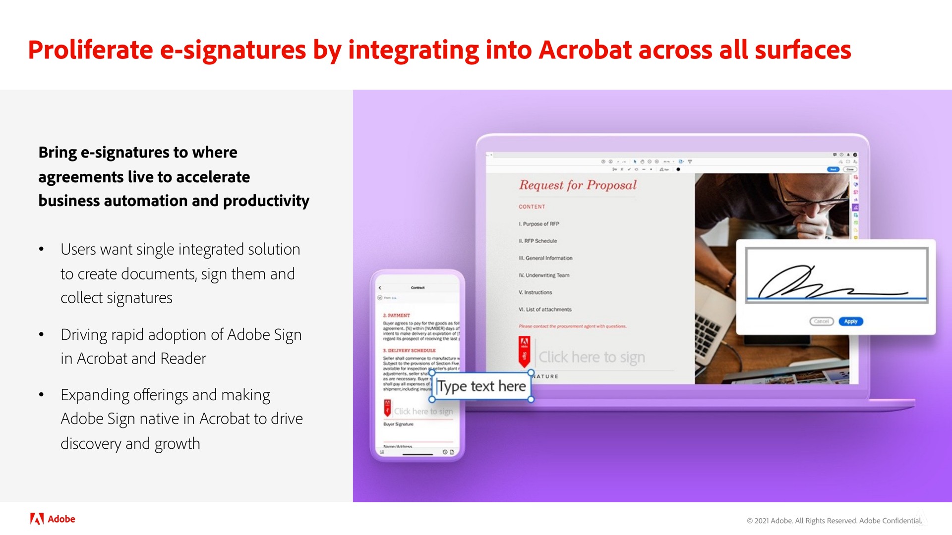 proliferate signatures by integrating into acrobat across all surfaces | Adobe