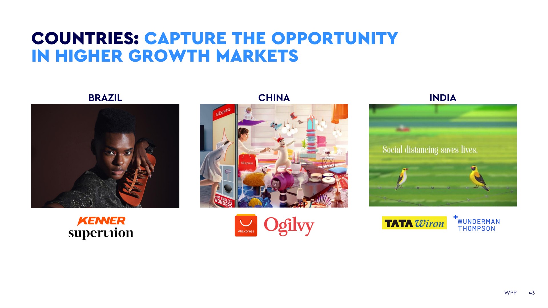 countries capture the opportunity in higher growth markets | WPP