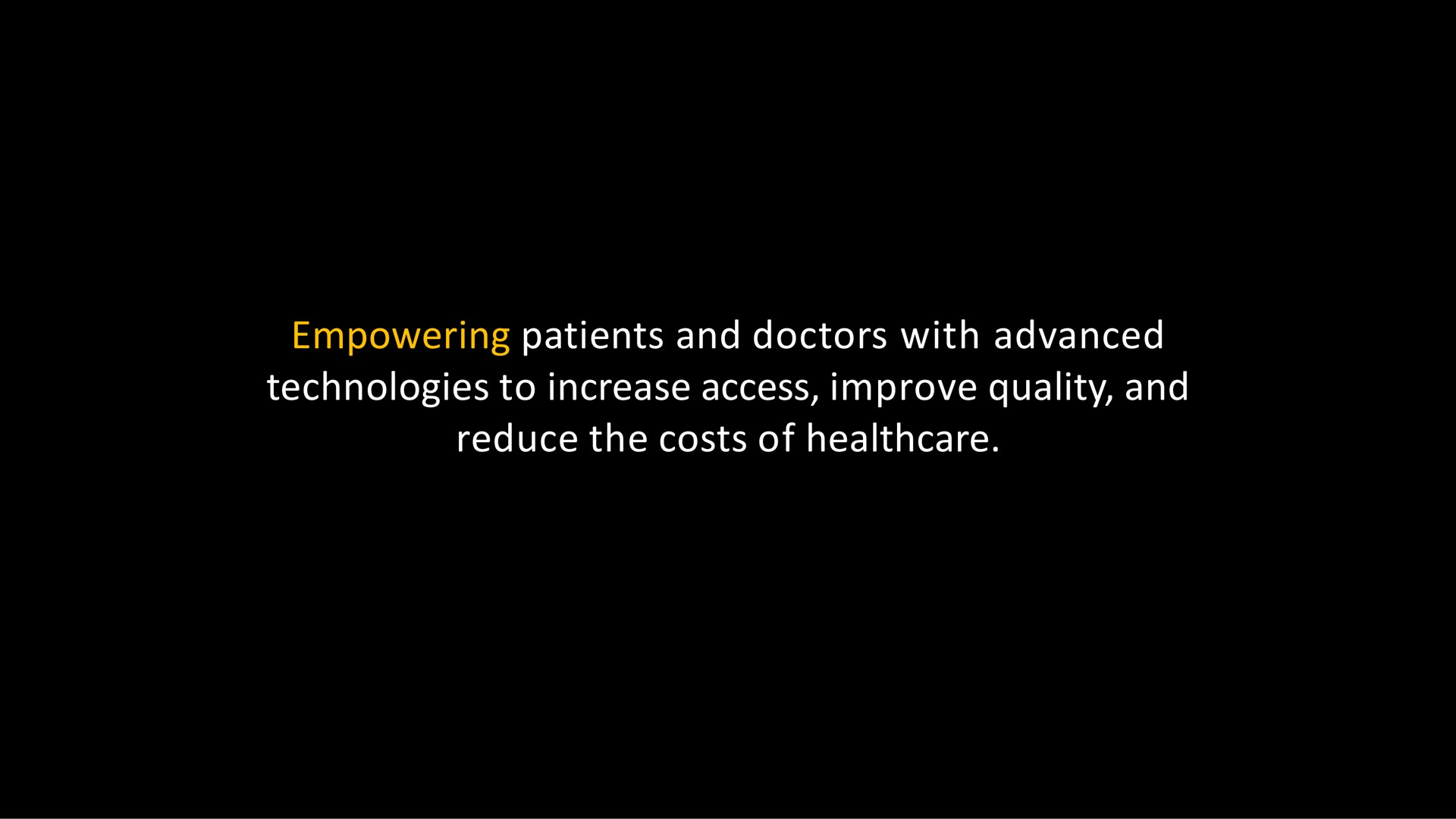 empowering patients and doctors with advanced technologies to increase access improve quality and reduce the costs of | MCI Onehealth