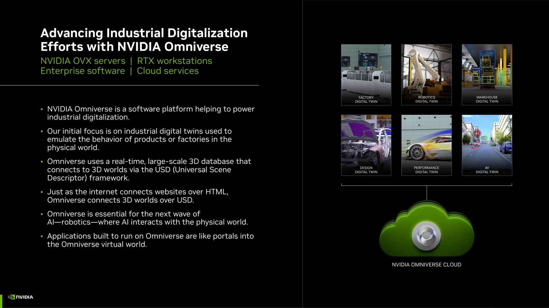 advancing industrial digitalization efforts with | NVIDIA