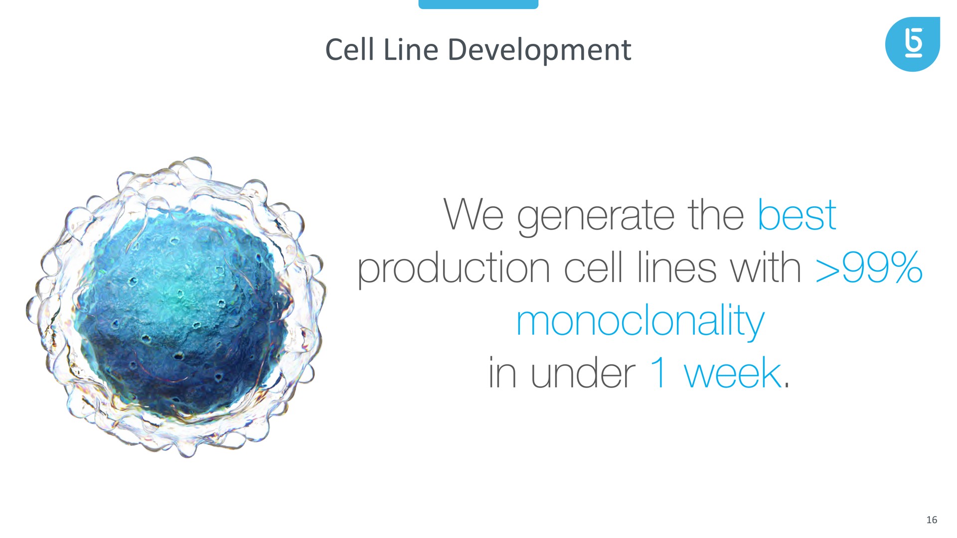 cell line development we generate the best production cell lines with in under week | Berkeley Lights
