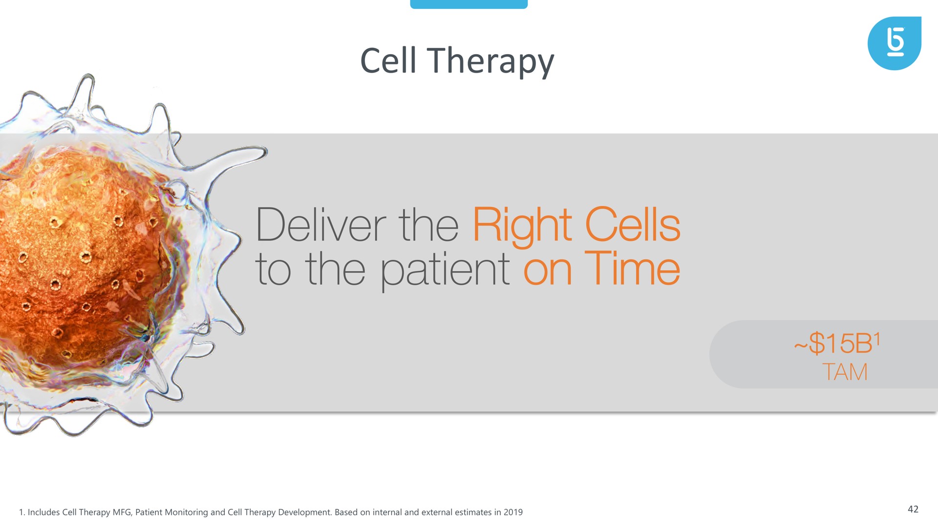 cell therapy deliver the right cells to the patient on time tam | Berkeley Lights