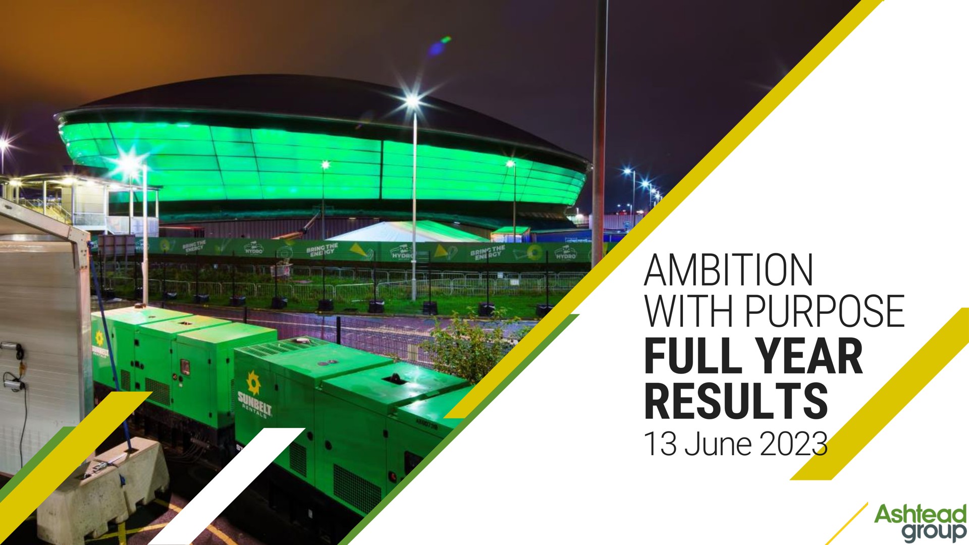 ambition with purpose full year results june | Ashtead Group
