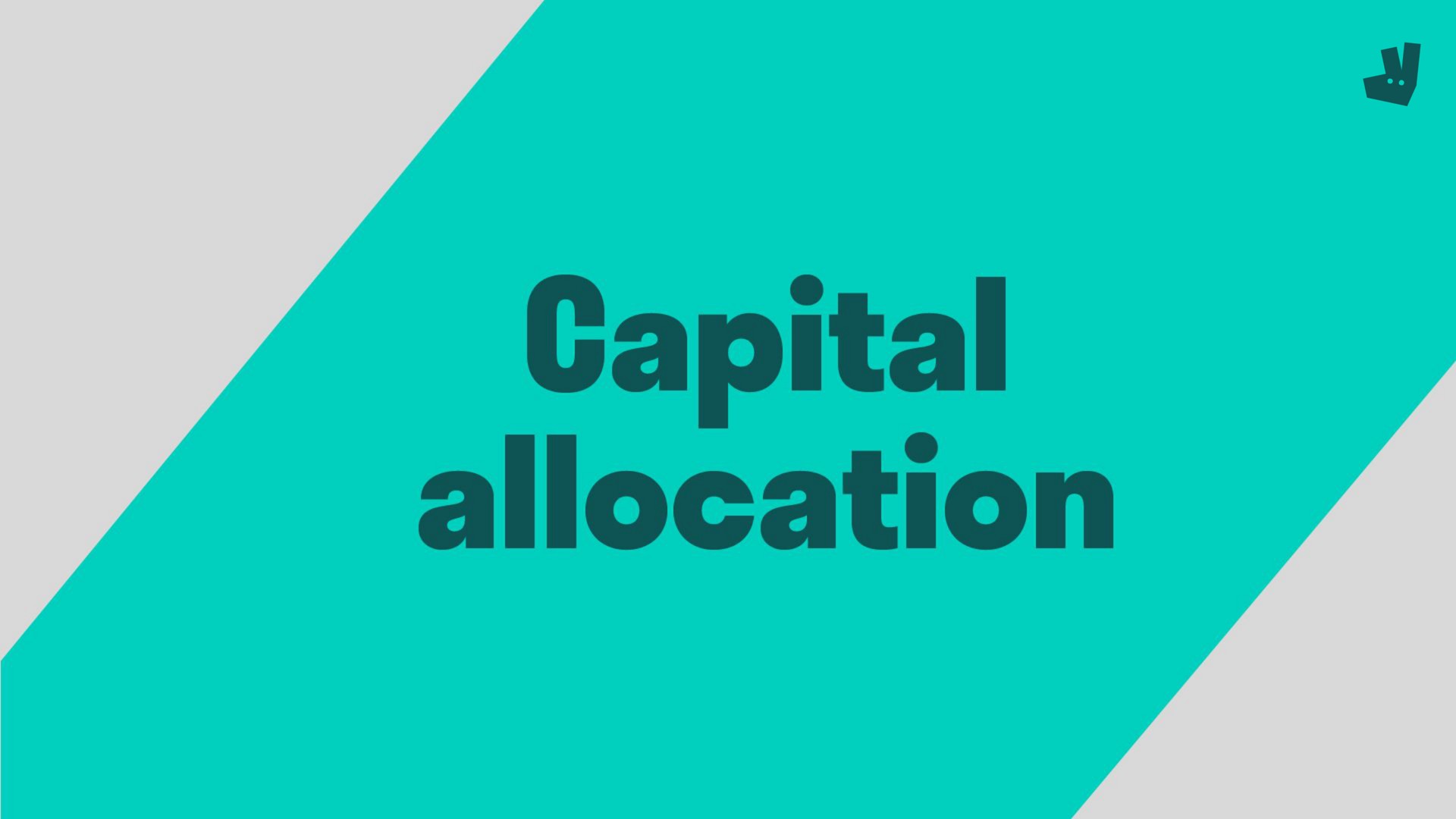 capital allocation | Deliveroo