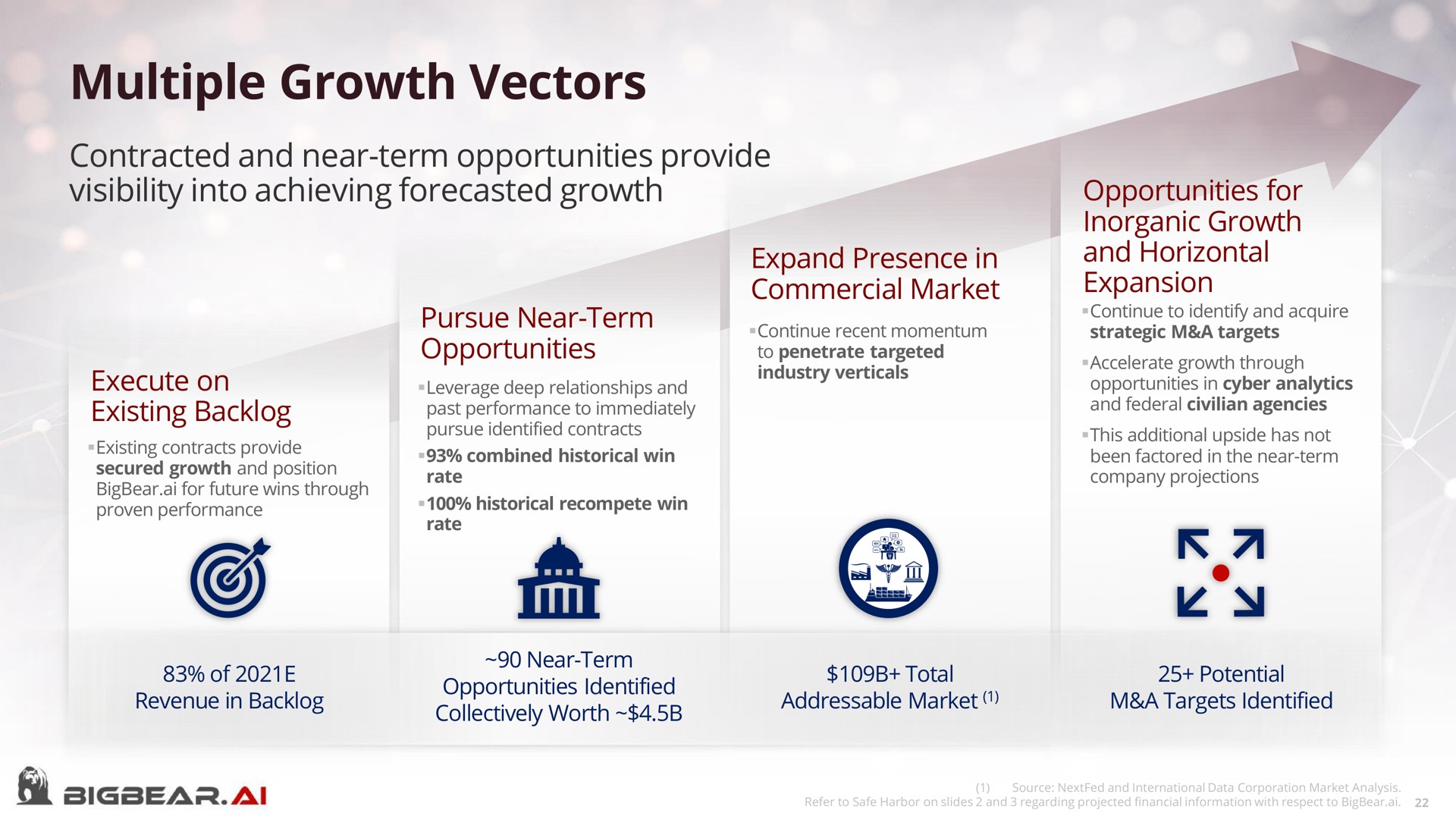 multiple growth vectors | Bigbear AI