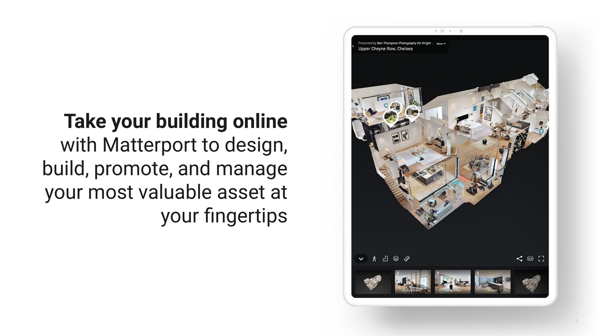 take your building with to design build promote and manage your most valuable asset at your fingertips | Matterport