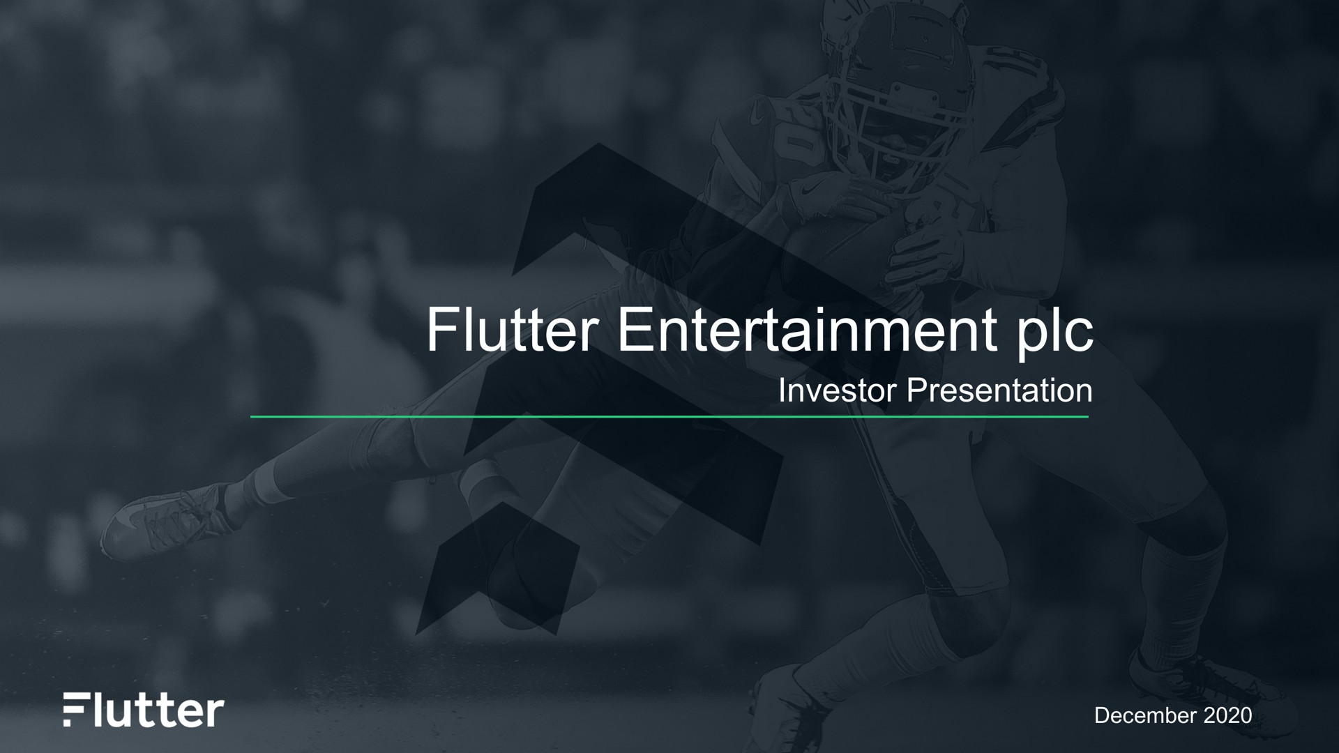 flutter entertainment investor presentation | Flutter