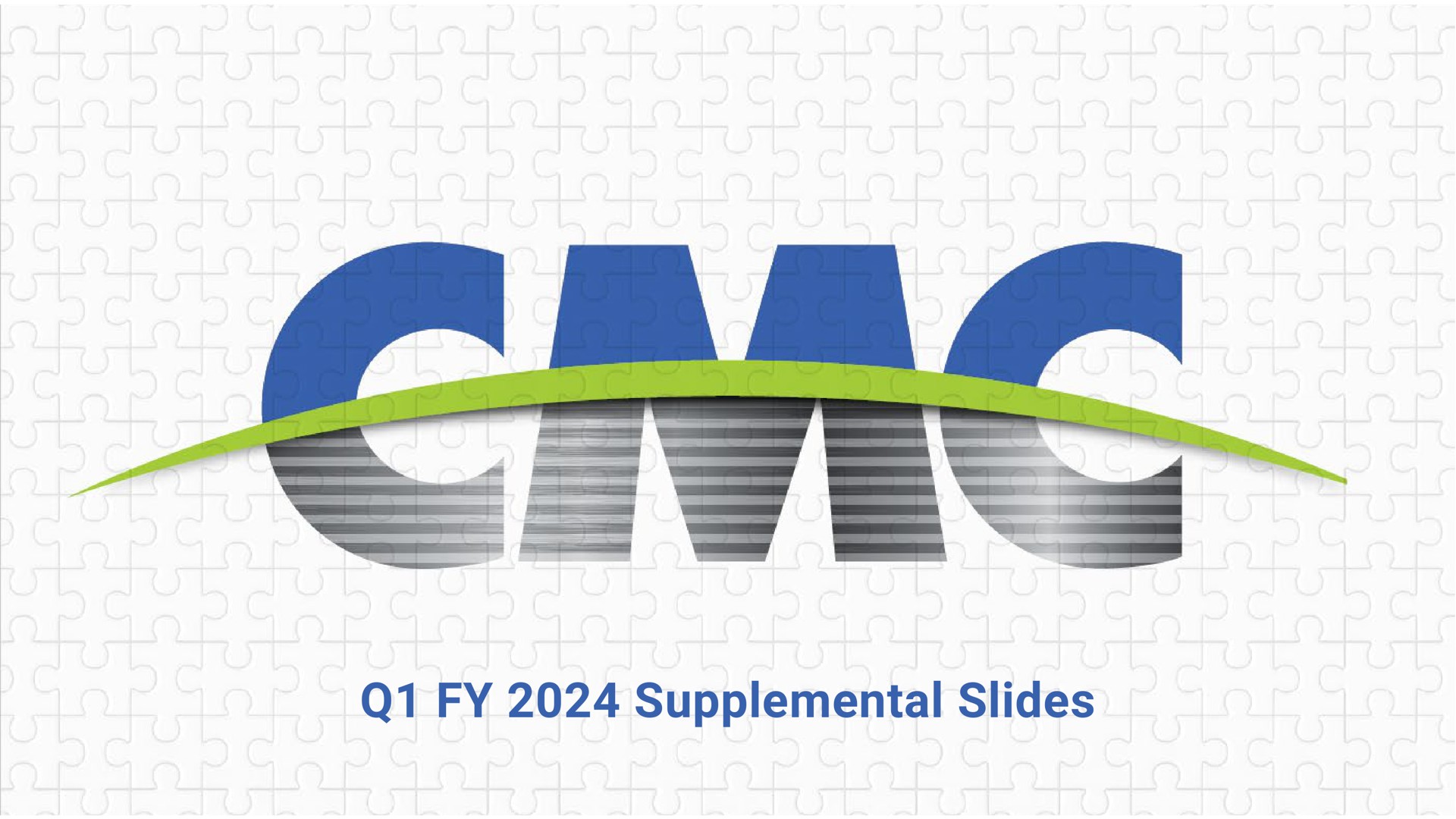 supplemental slides | Commercial Metals Company