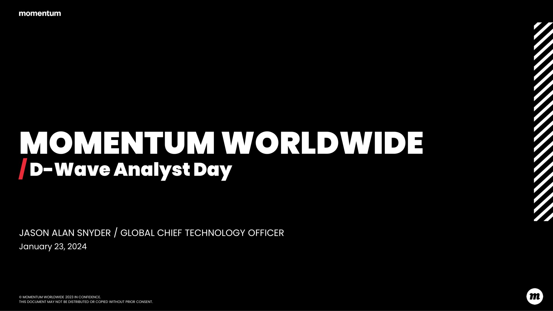 momentum wave analyst day a | D-Wave