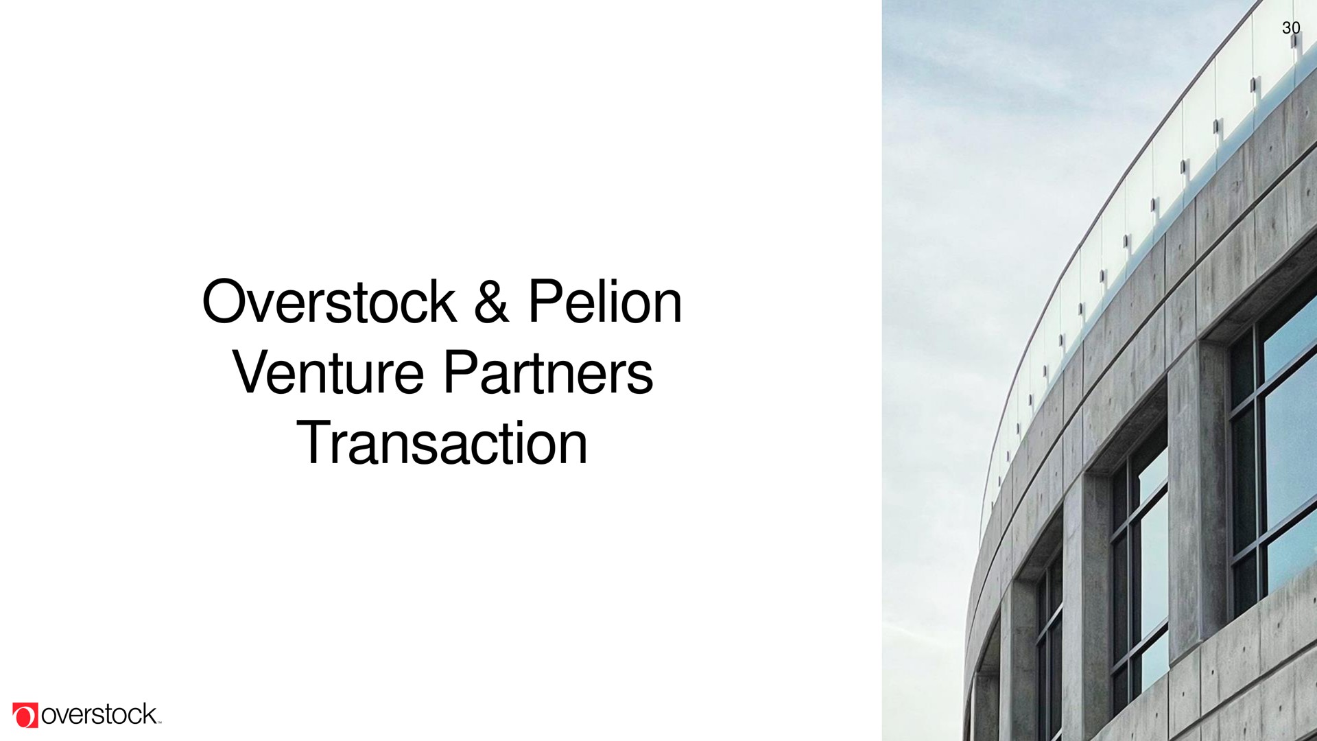 overstock venture partners transaction | Overstock
