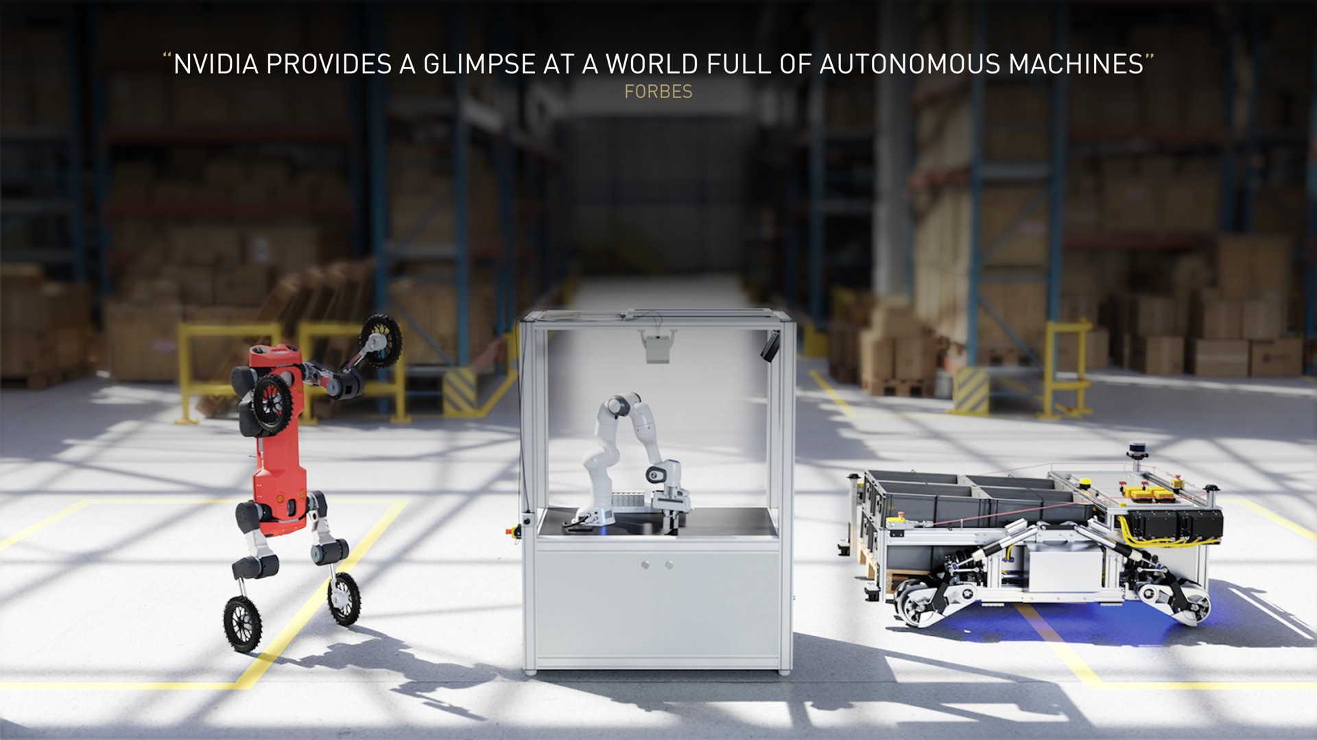 provides a glimpse at a world full of autonomous machines | NVIDIA