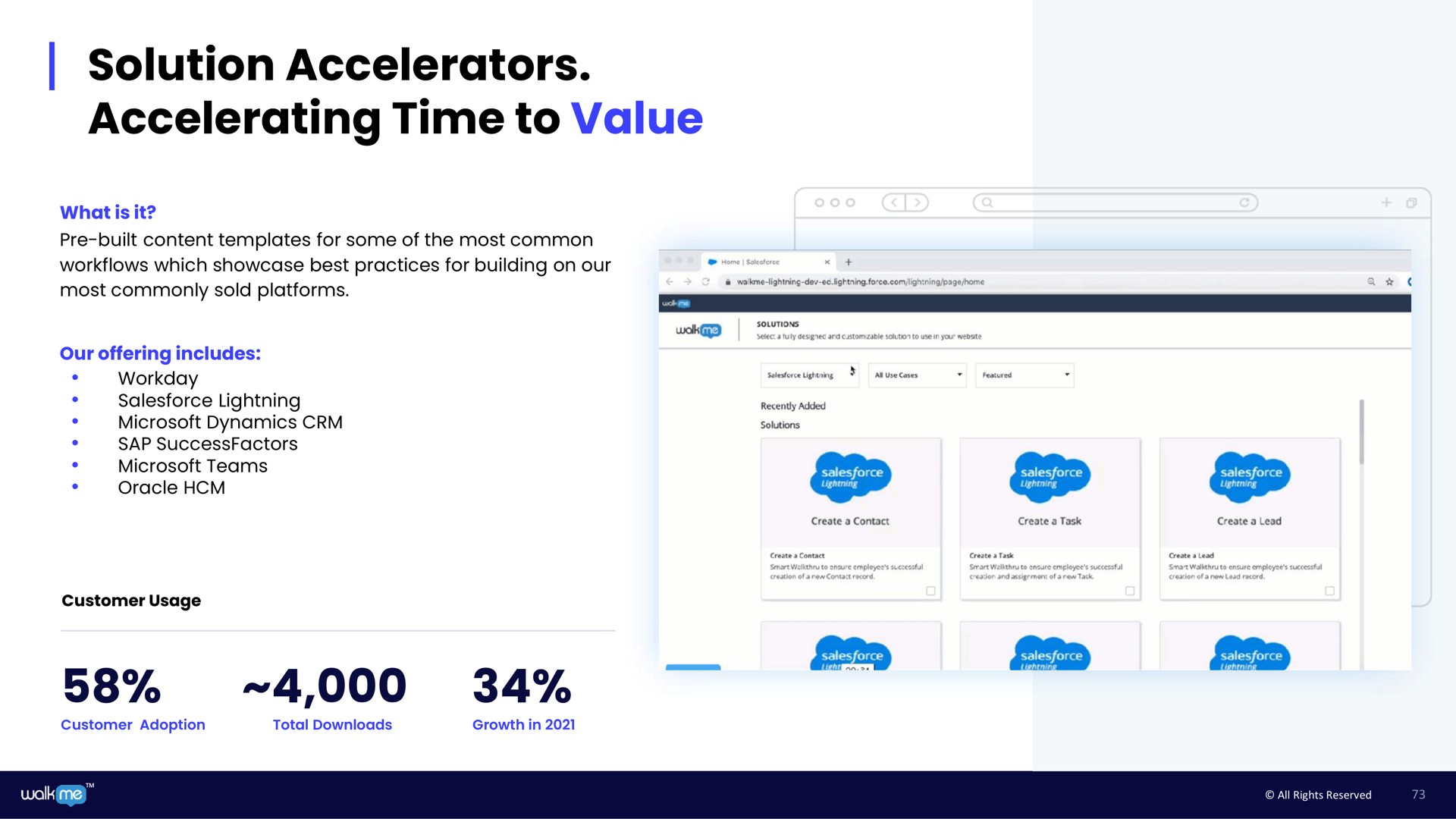 solution accelerators accelerating time to value | Walkme