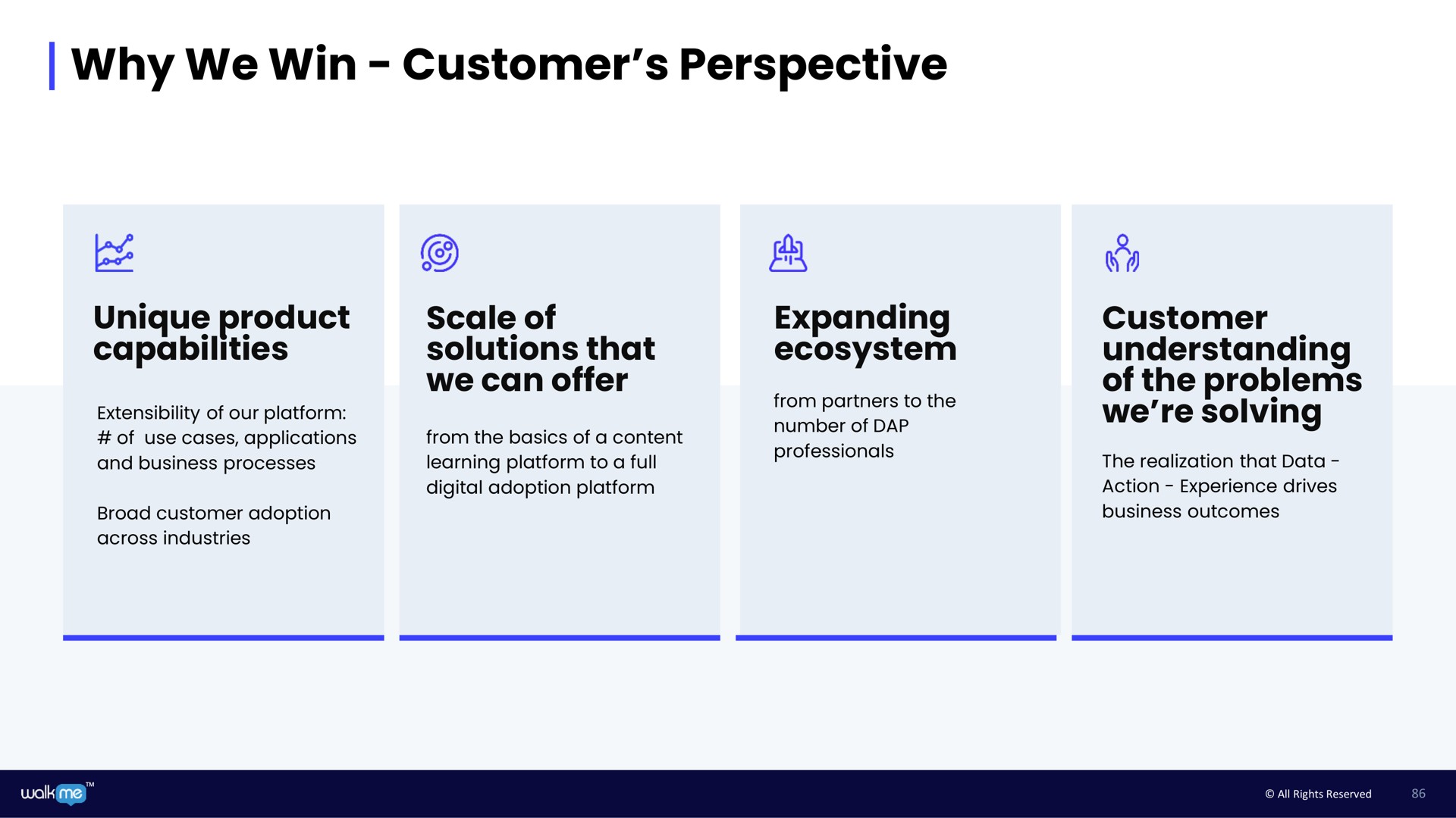 why we win customer perspective be | Walkme