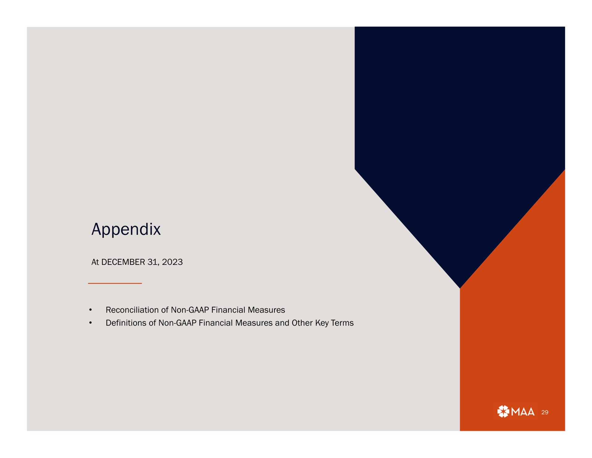 appendix | Mid-America Apartment Communities