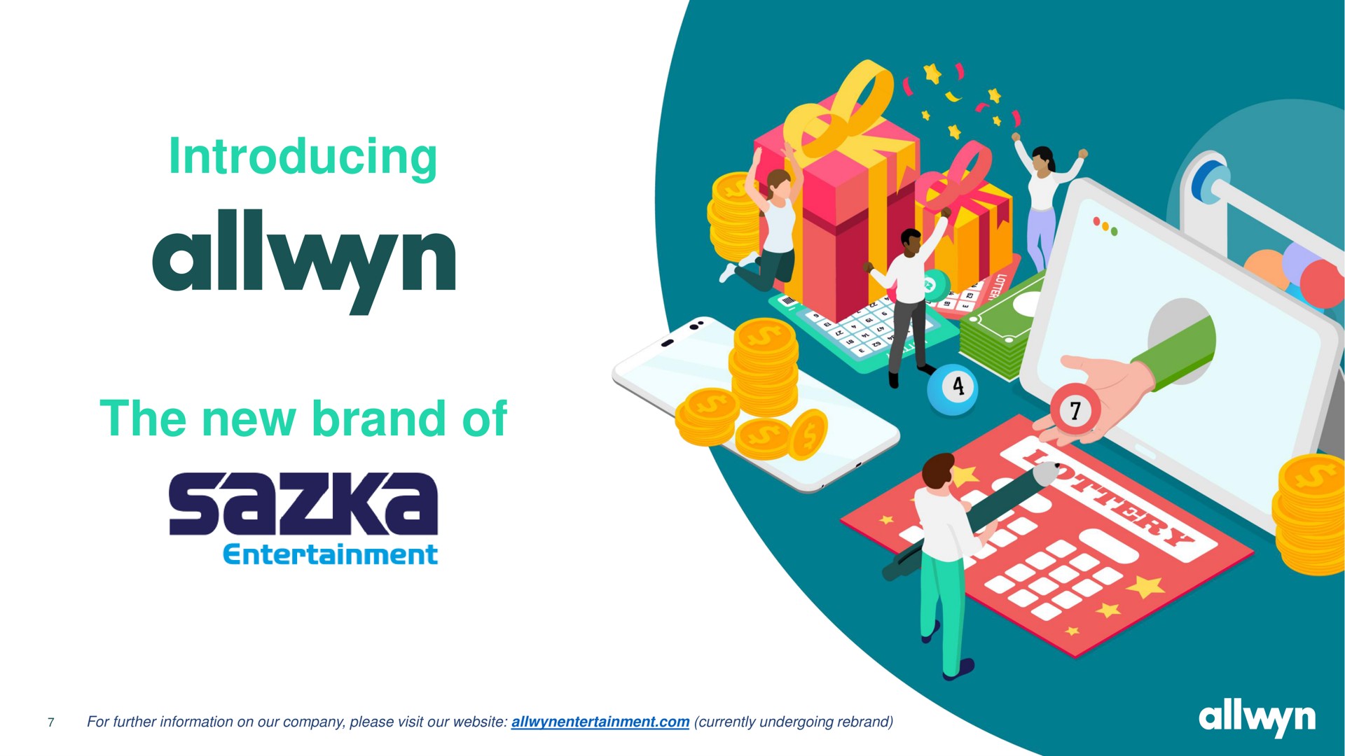 introducing the new brand of entertainment | Allwyn