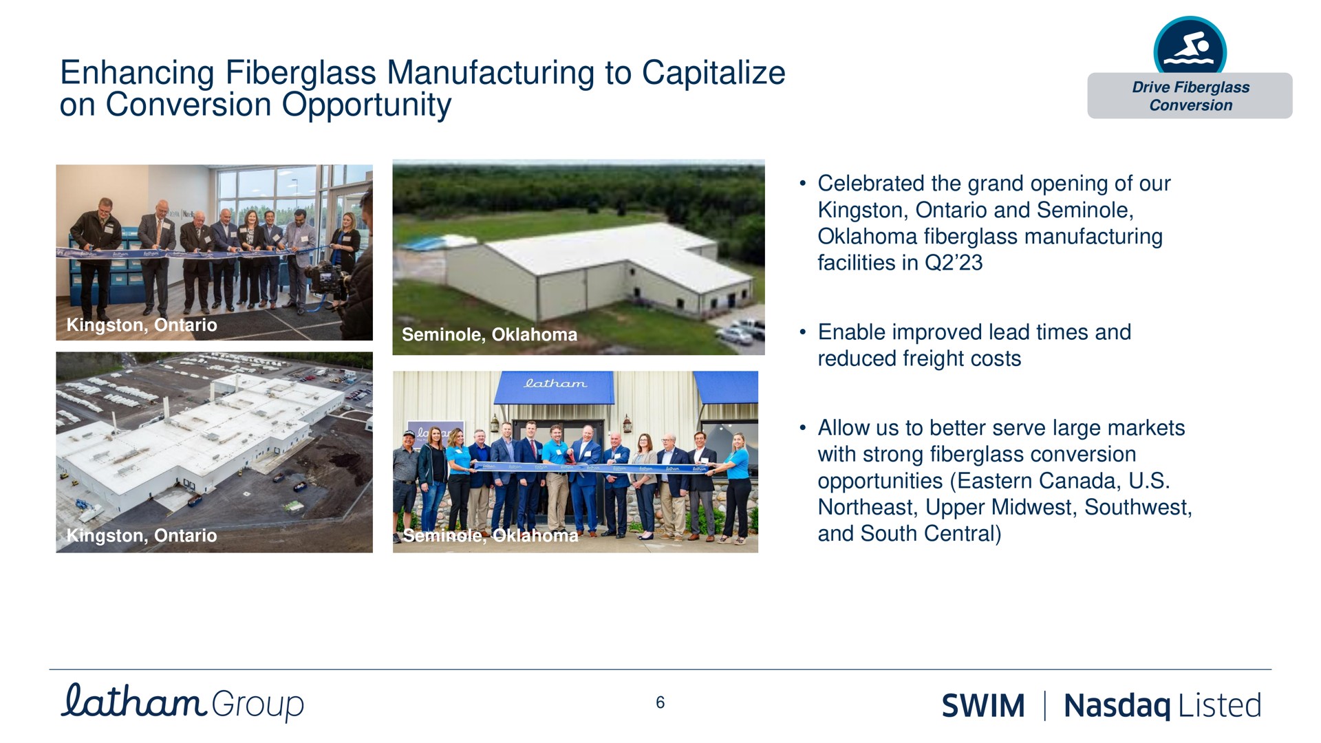 enhancing manufacturing to capitalize on conversion opportunity ess group swim listed | Latham Pool Company