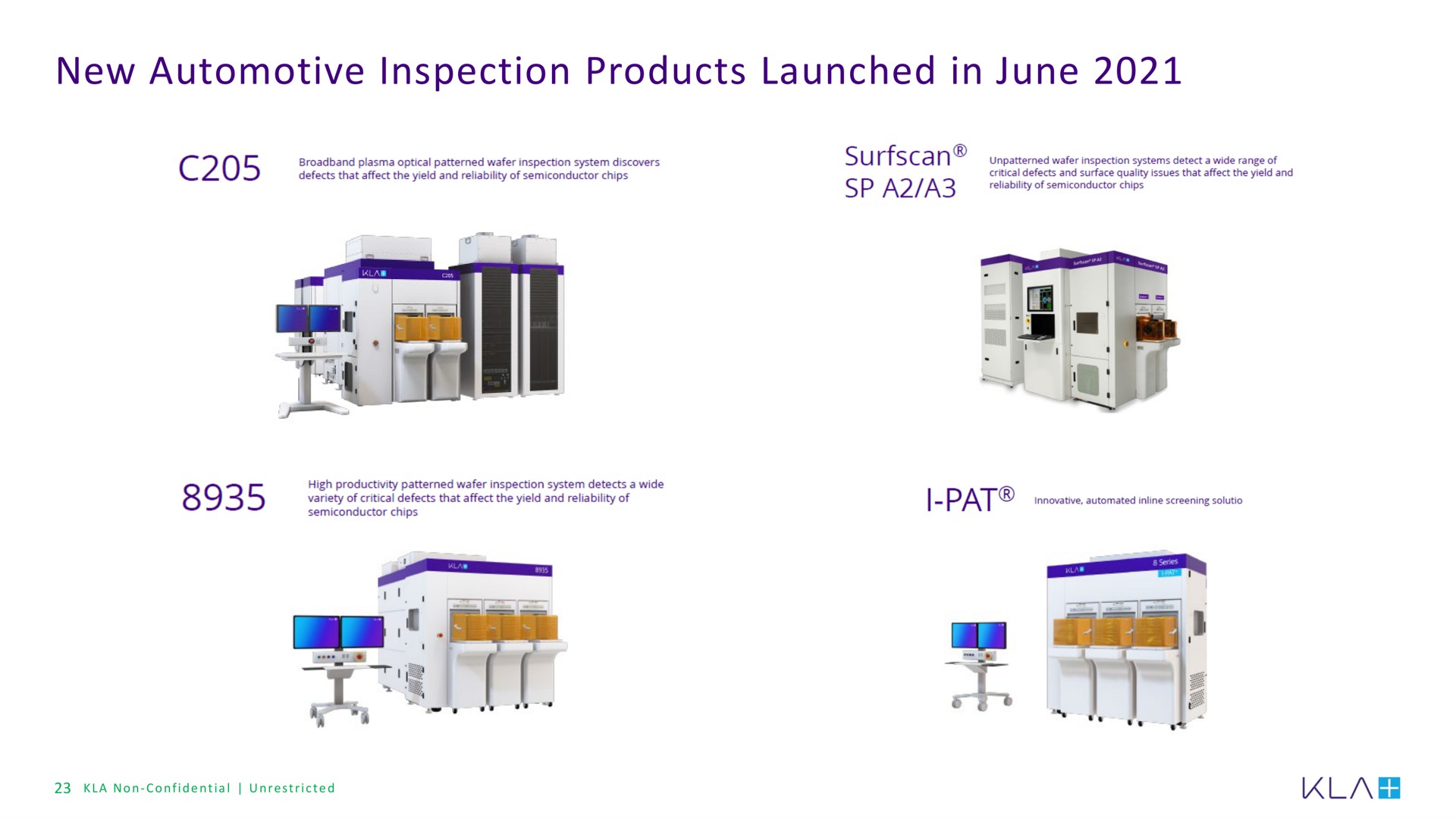 new automotive inspection products launched in june | KLA
