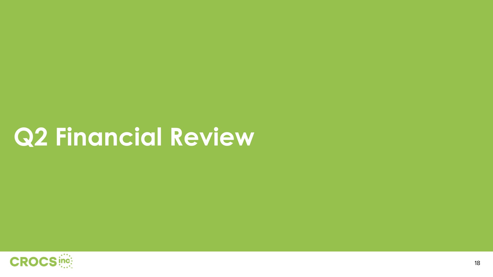 financial review ire | Crocs