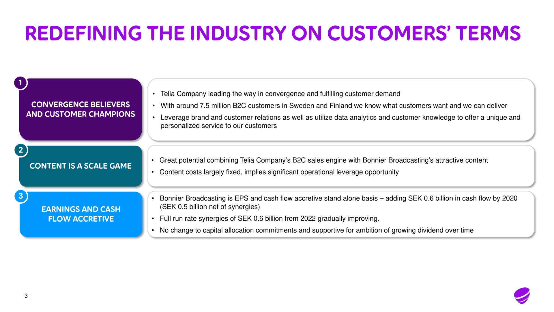 redefining the industry on customers terms | Telia Company