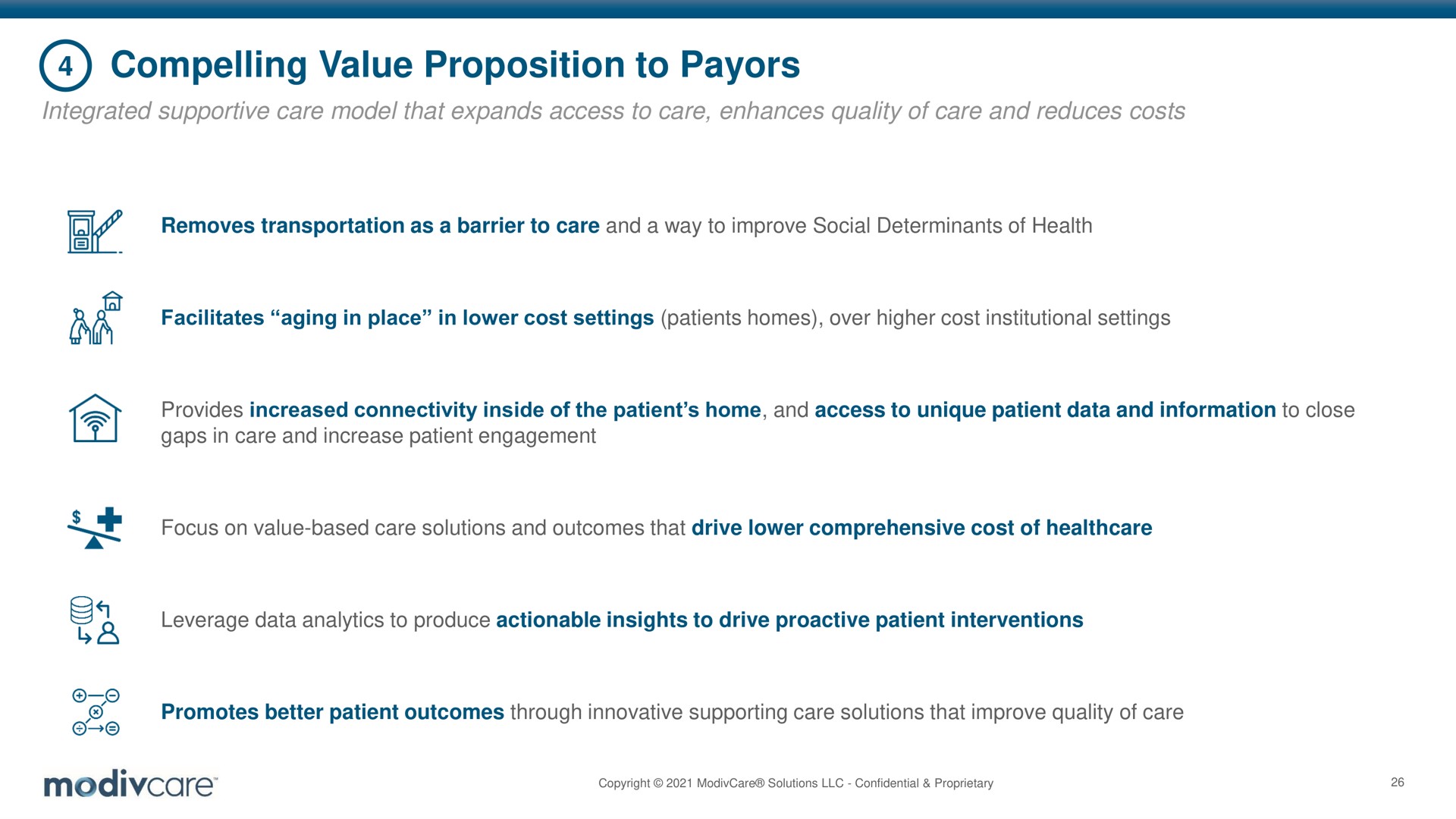 compelling value proposition to | ModivCare