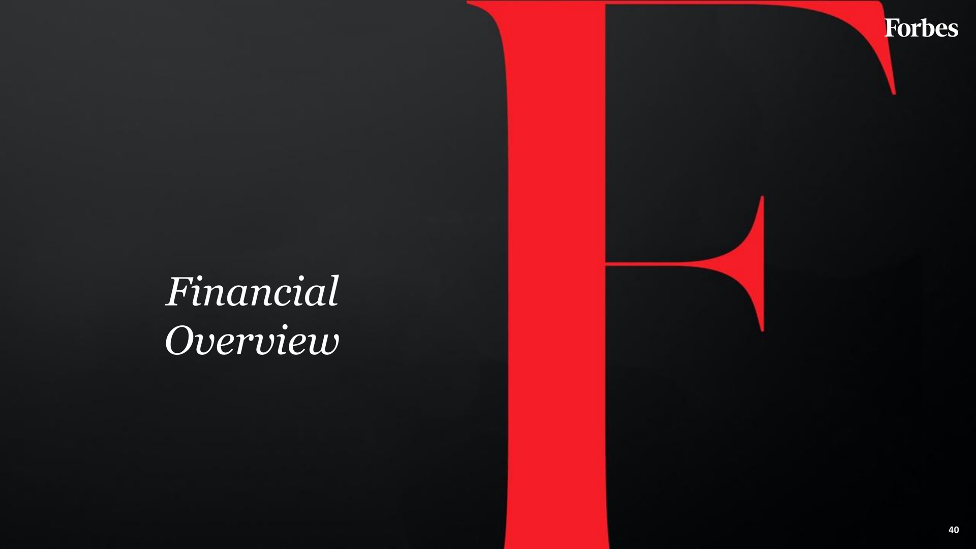 financial overview | Forbes