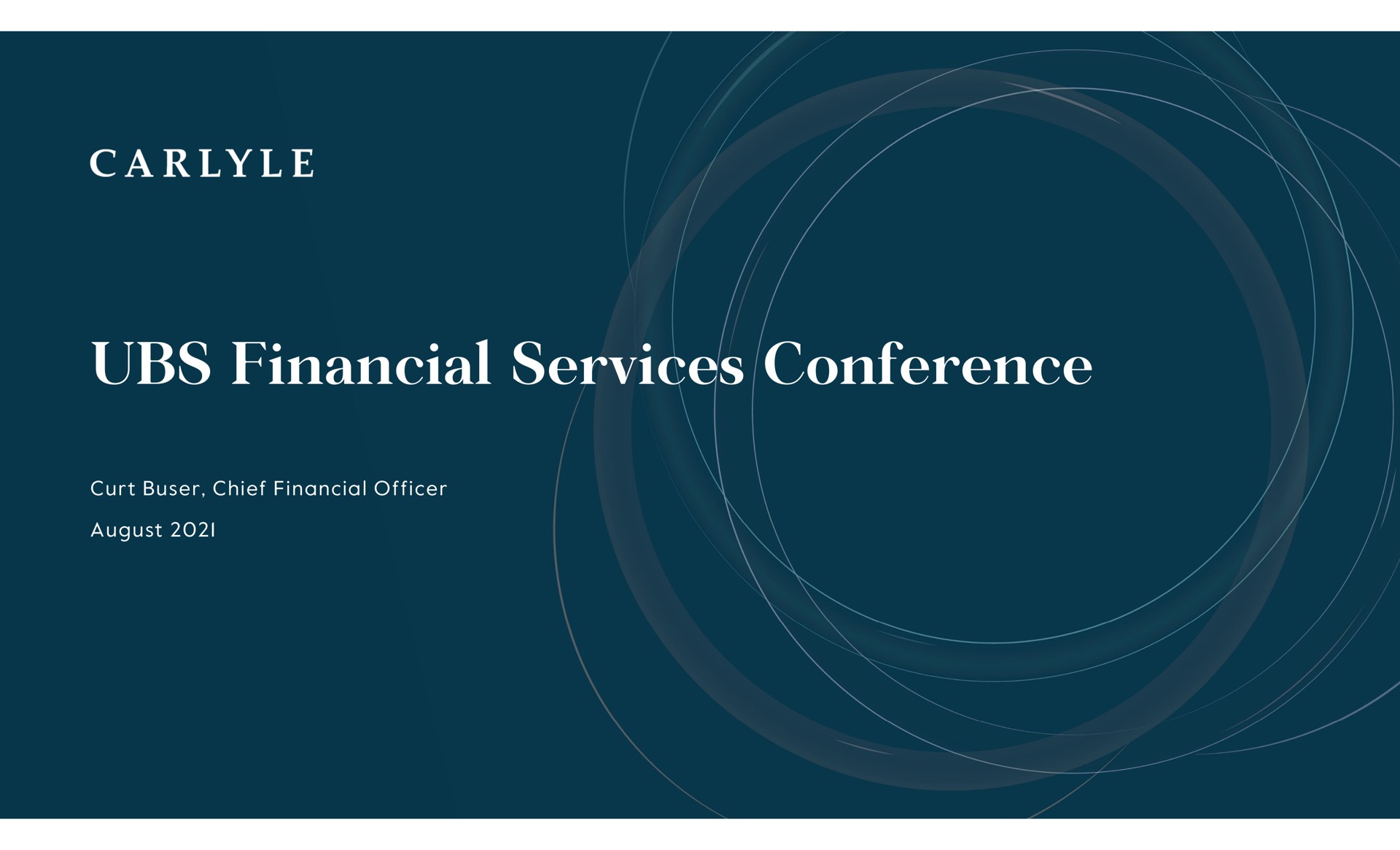 financial services conference | Carlyle