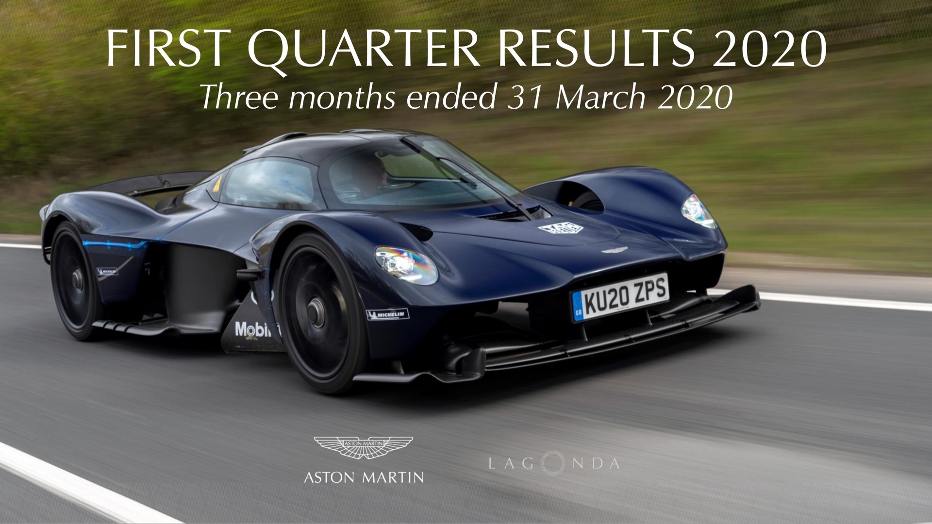 first quarter results three months ended march a eke ase | Aston Martin Lagonda