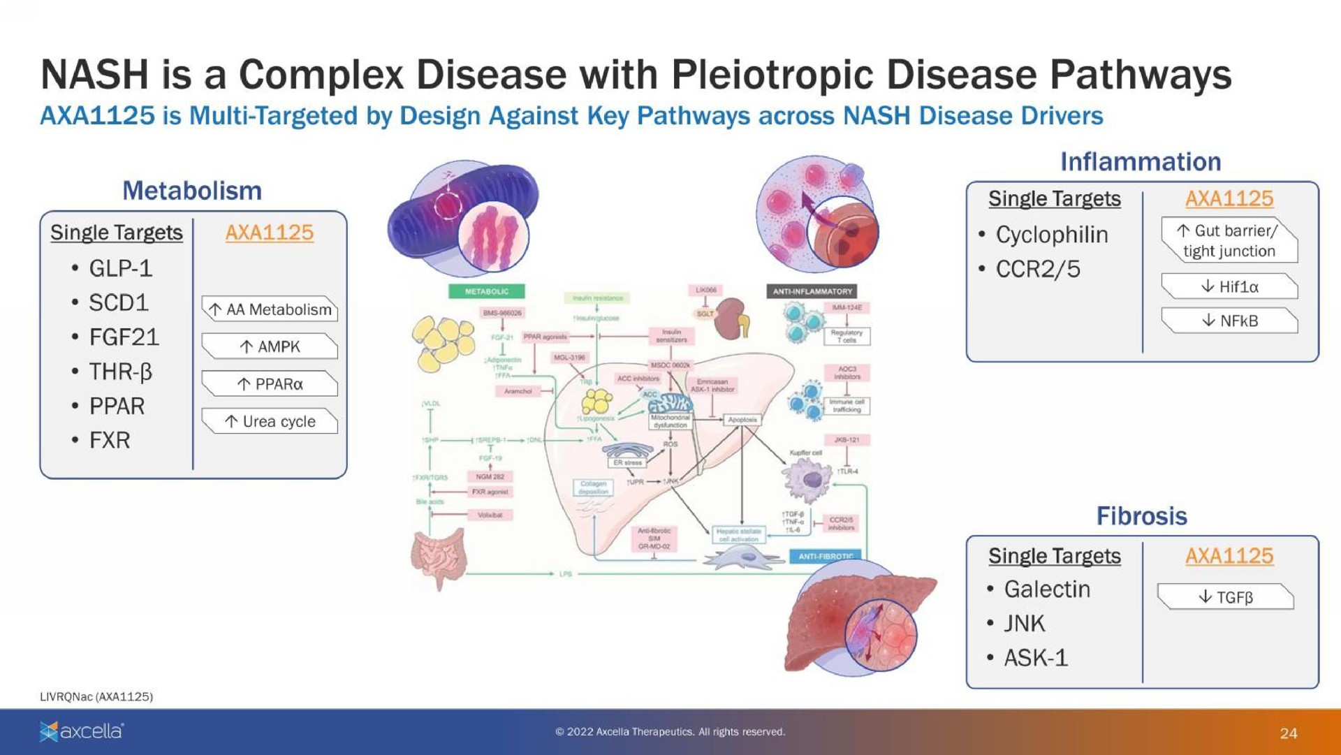 nash is a complex disease with pleiotropic disease pathways cor | Axcella Health