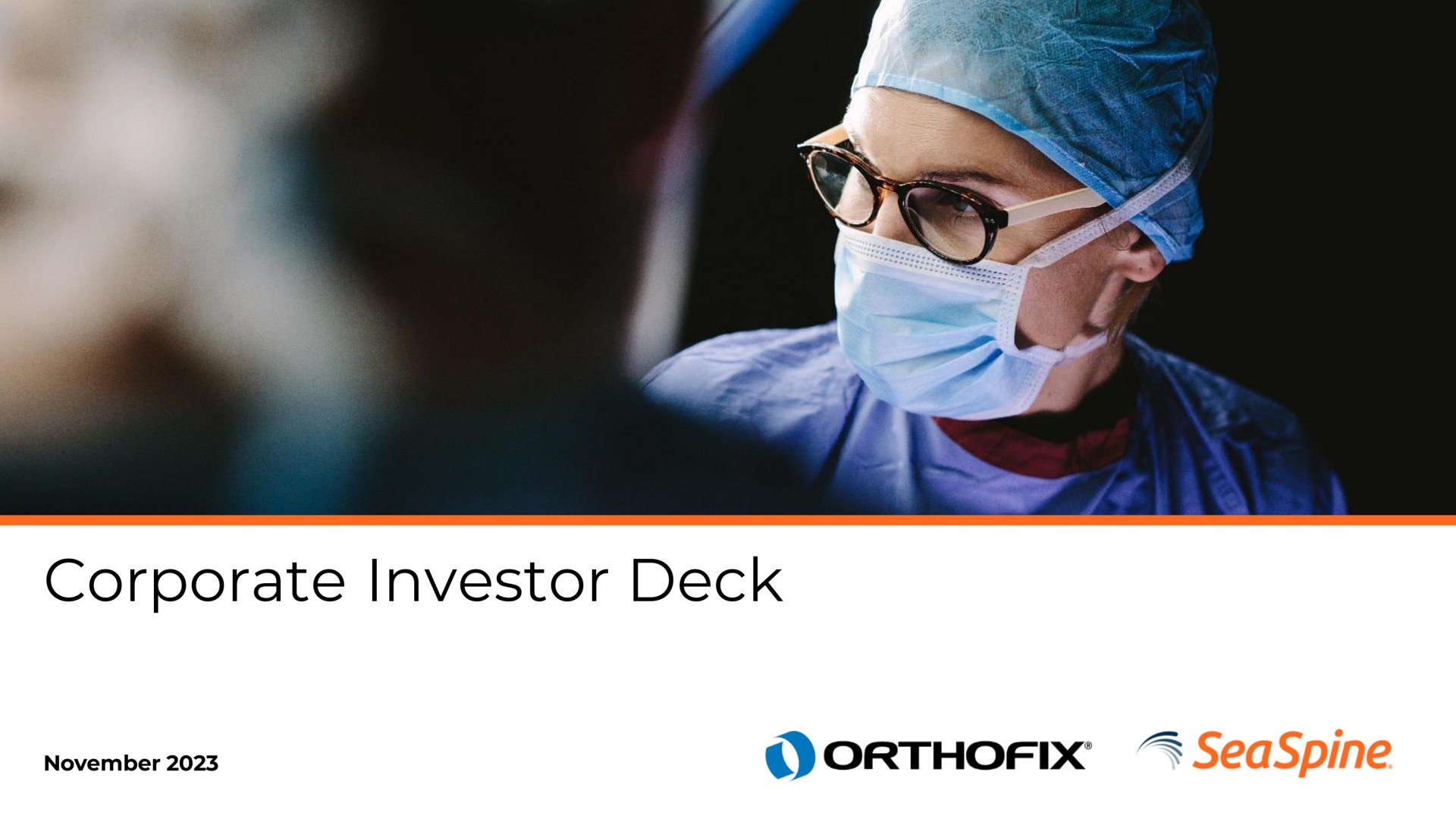corporate investor deck | Orthofix