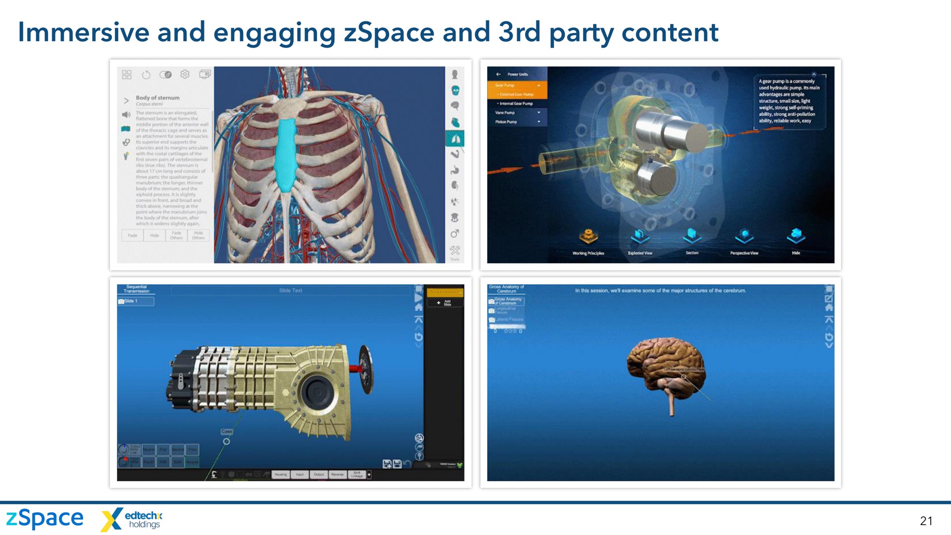 immersive and engaging and party content tar | zSpace