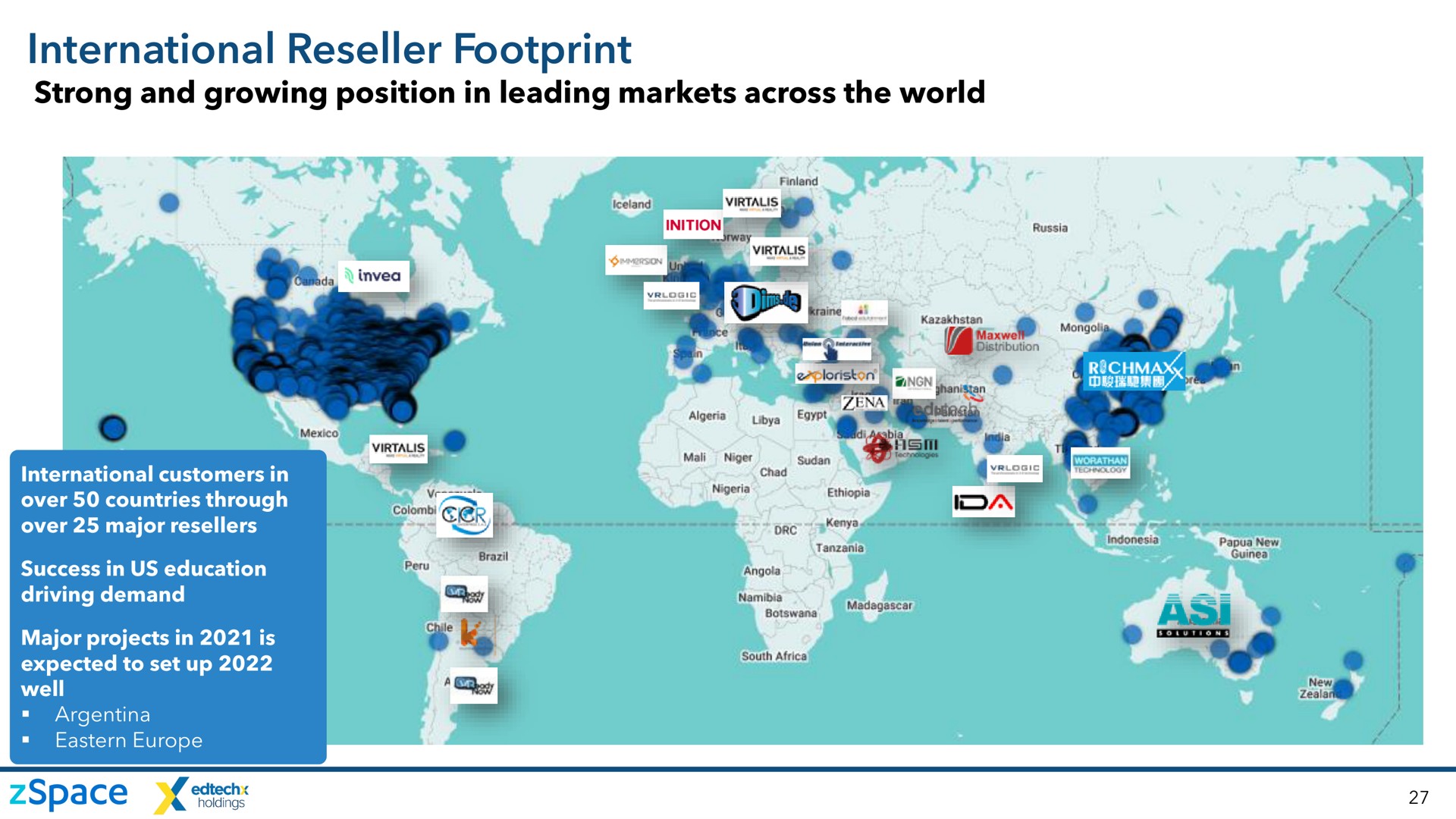 international reseller footprint | zSpace