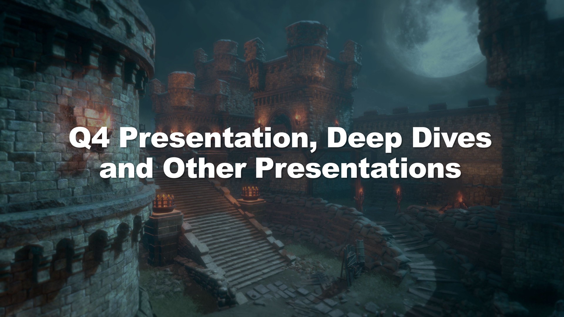 presentation deep dives and other presentations | Embracer Group