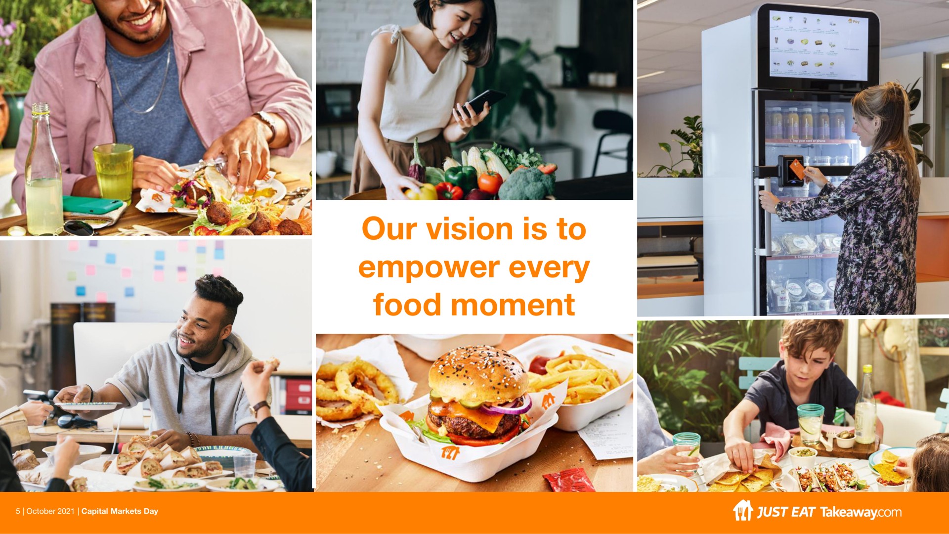 our vision is to empower every food moment | Just Eat Takeaway.com