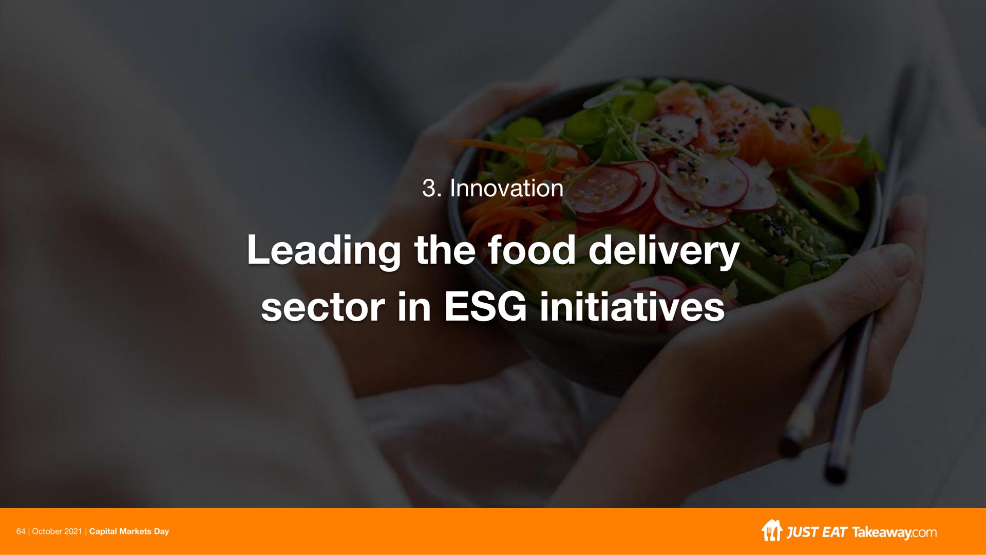 innovation leading the food delivery sector in initiatives | Just Eat Takeaway.com